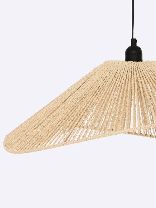 Grande suspension tressée torsadée MARRON JJA-202609 DE1