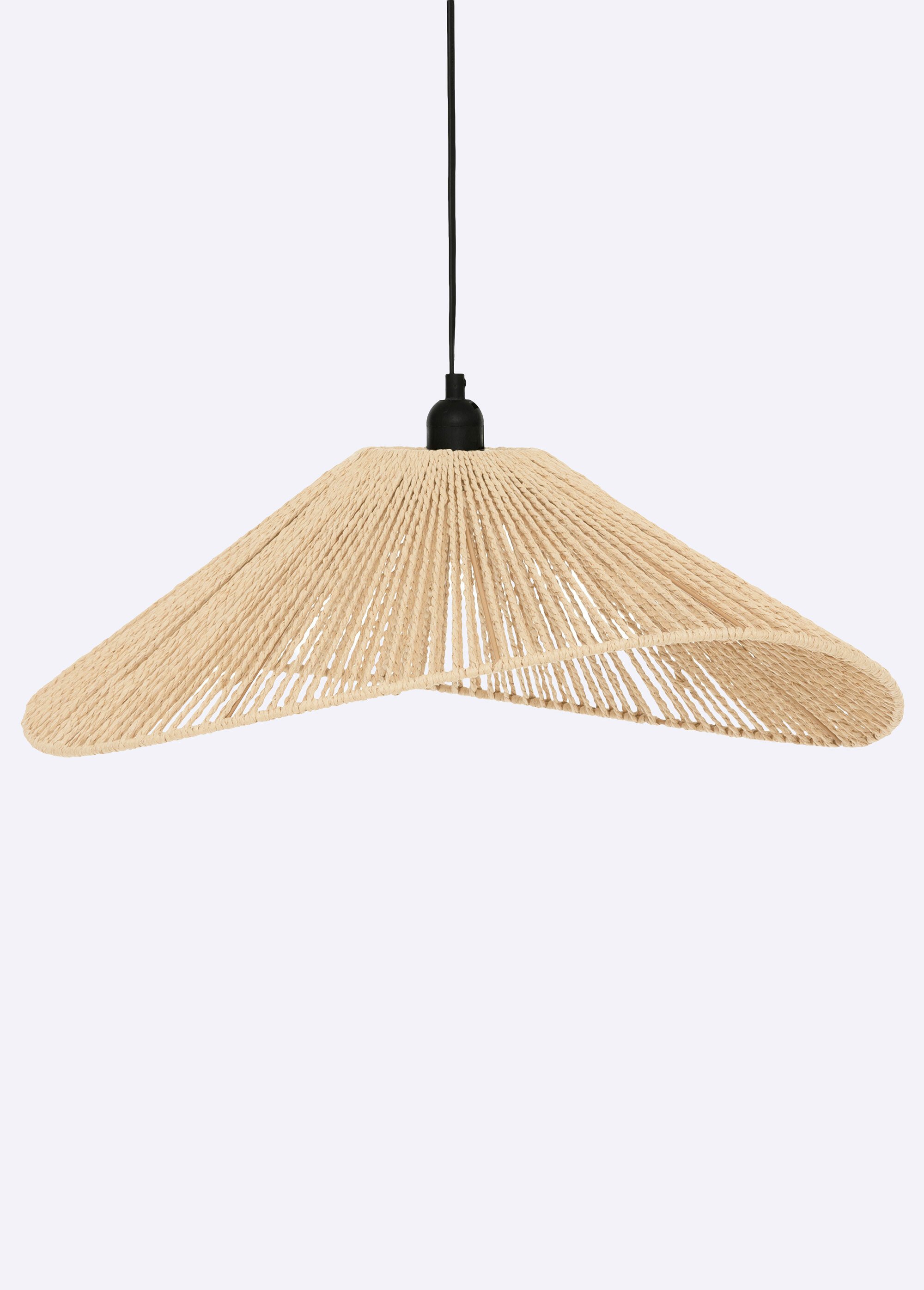 Grande suspension tressée torsadée MARRON JJA-202609 FA1