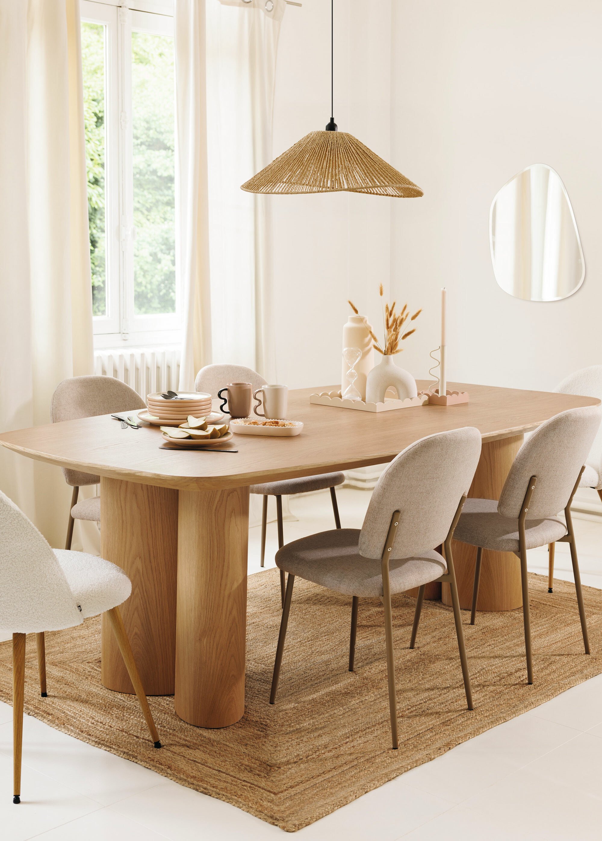 Grande suspension tressée torsadée MARRON JJA-202609 SI1