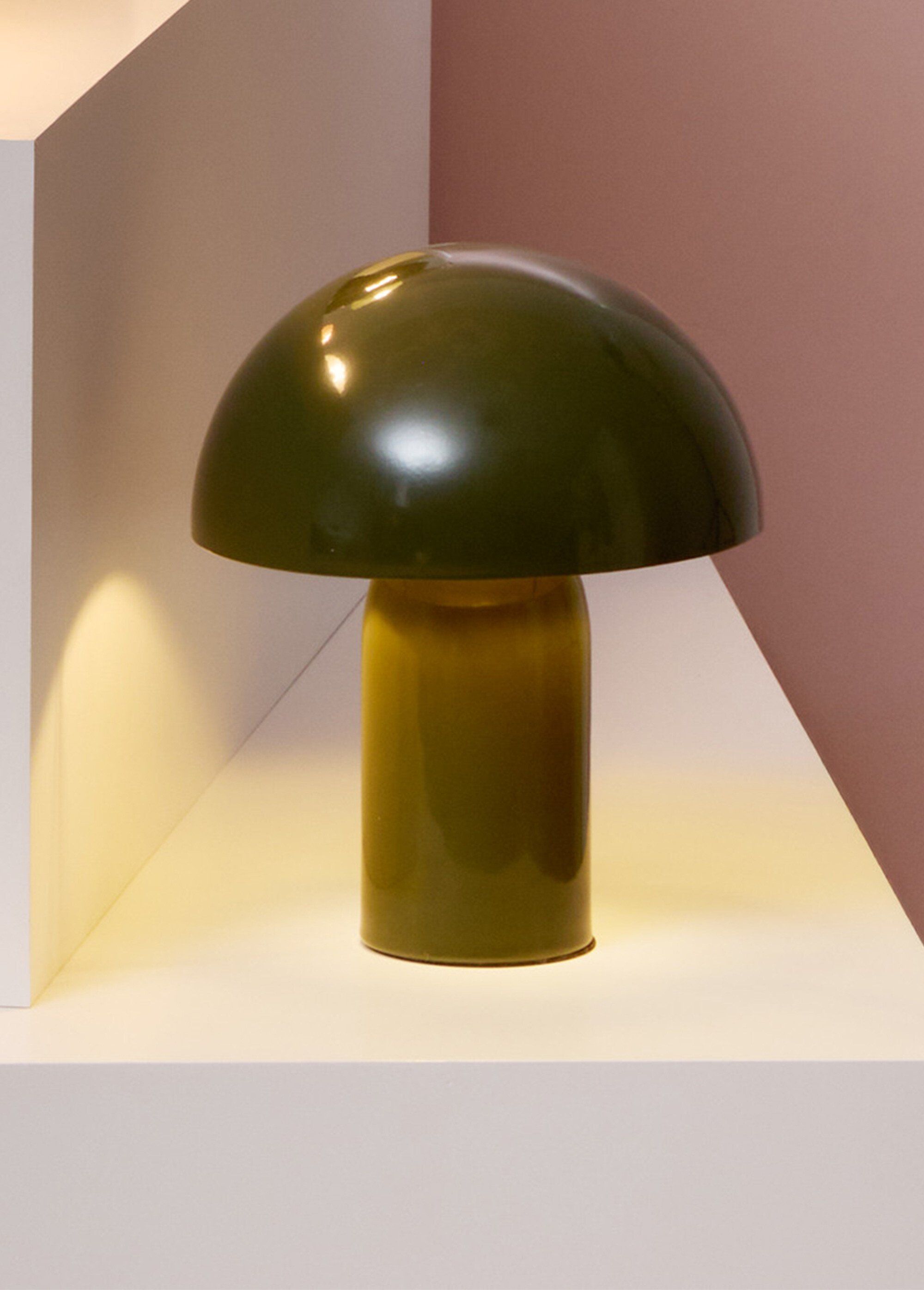 Lampe en acier forme champignon, foncé2 VERT JJA-210363D DE1