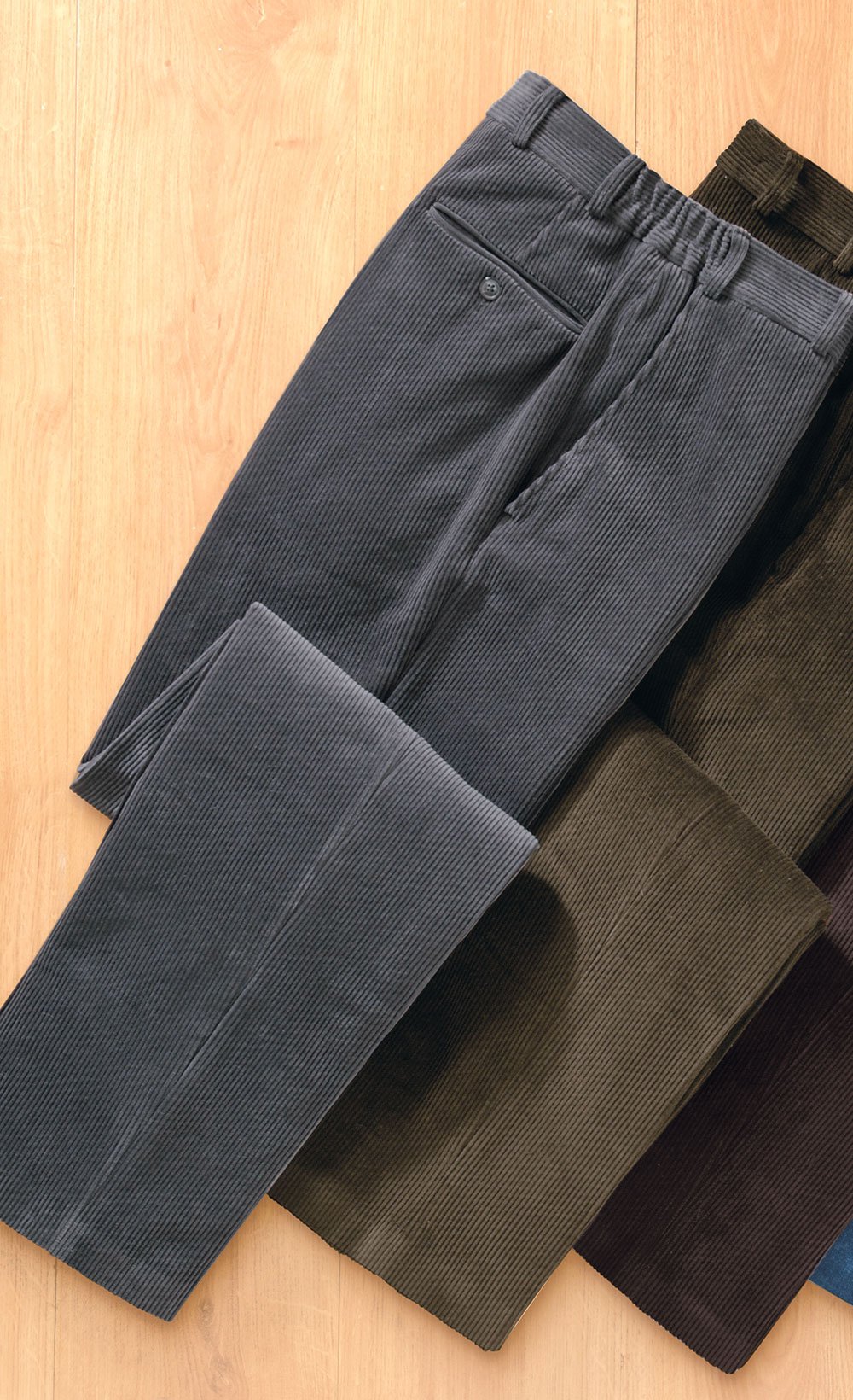 Pantalon extensible, côtés élastiqués