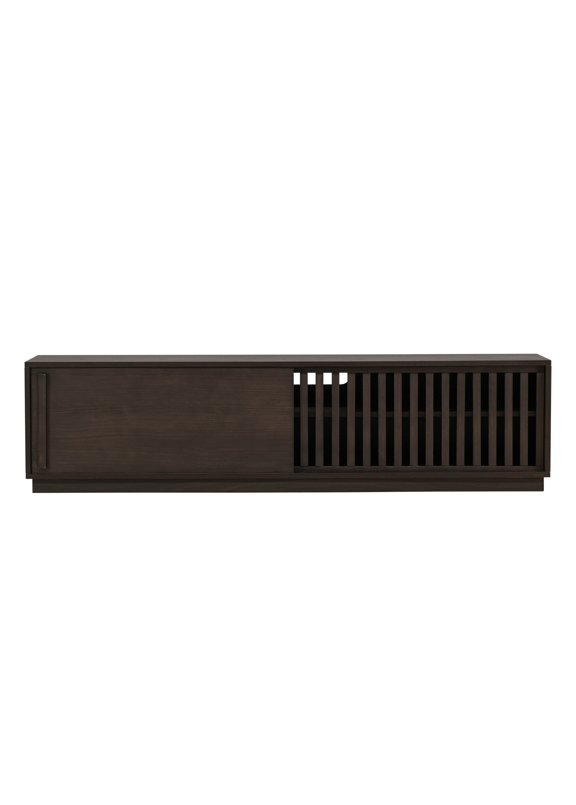 Meuble bas à poser façon banc MARRON VEN-30165-125 DE1