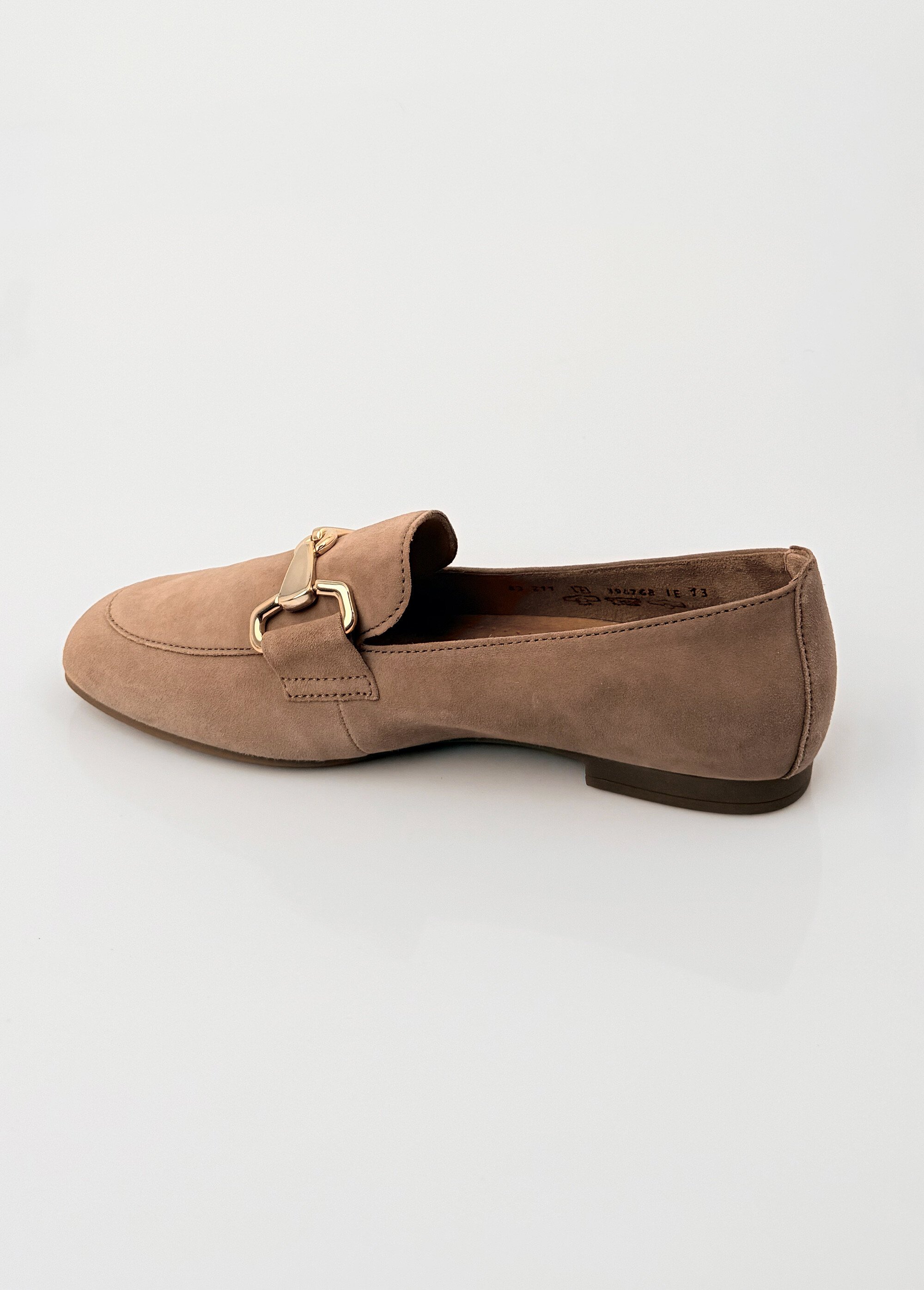 Mocassins en cuir souple, bride métal Femme Marron GAB-8521118 DO1