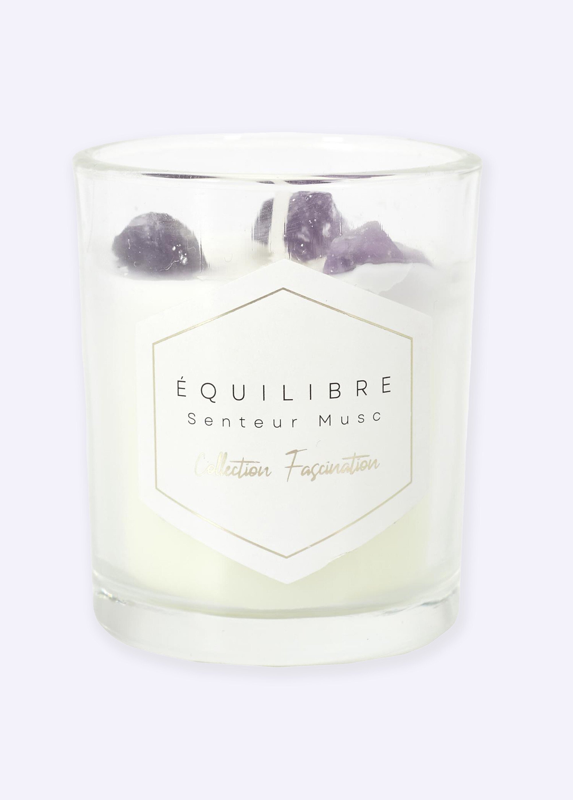 Petite bougie parfumée Pierres 6,5cm
