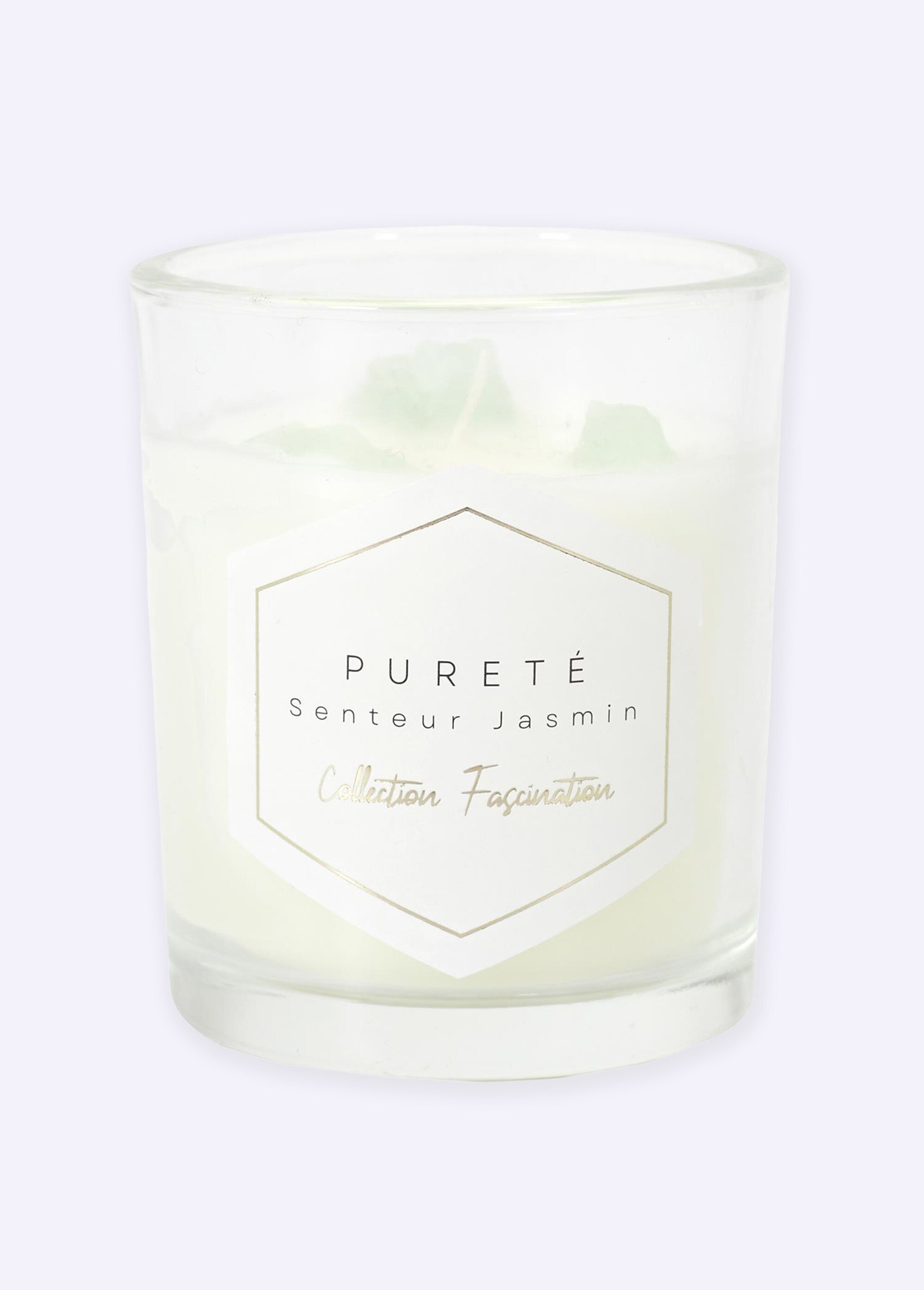 Petite bougie parfumée Pierres 6,5cm JASMIN CMP-BO0002 FA1