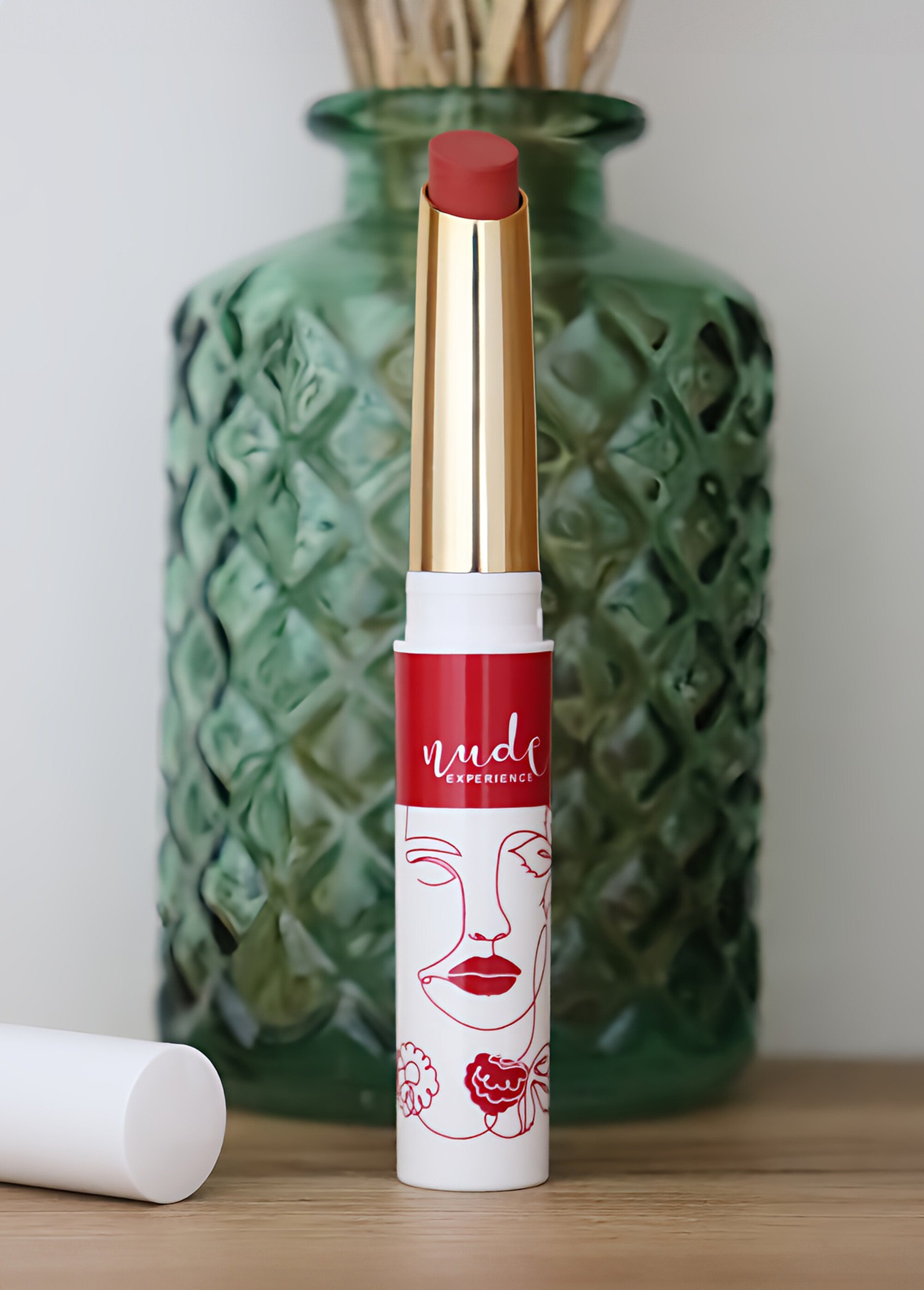 Rouge à lèvres vegan, fini mat