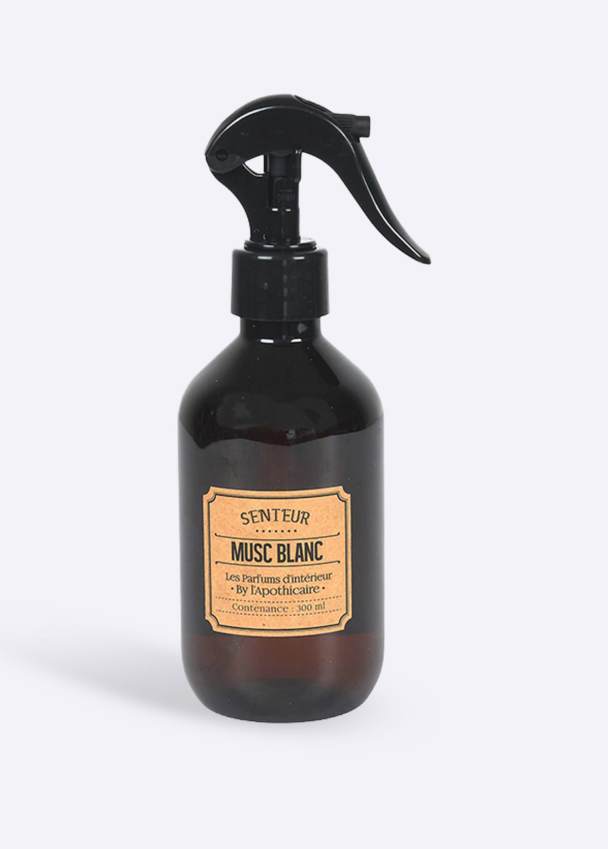 Spray d'intérieur parfumé verre ambré