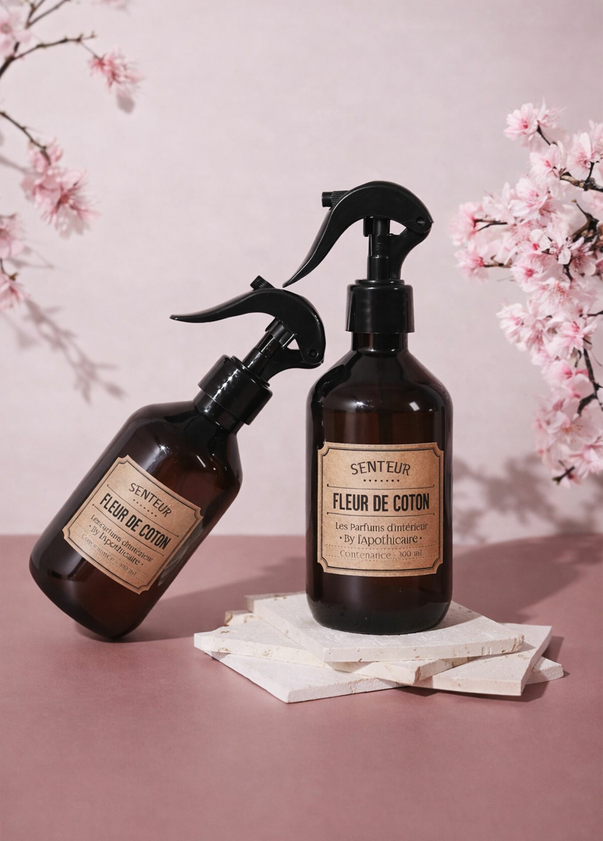 Spray d'intérieur parfumé verre ambré Marron CMP-BO0153 SI1