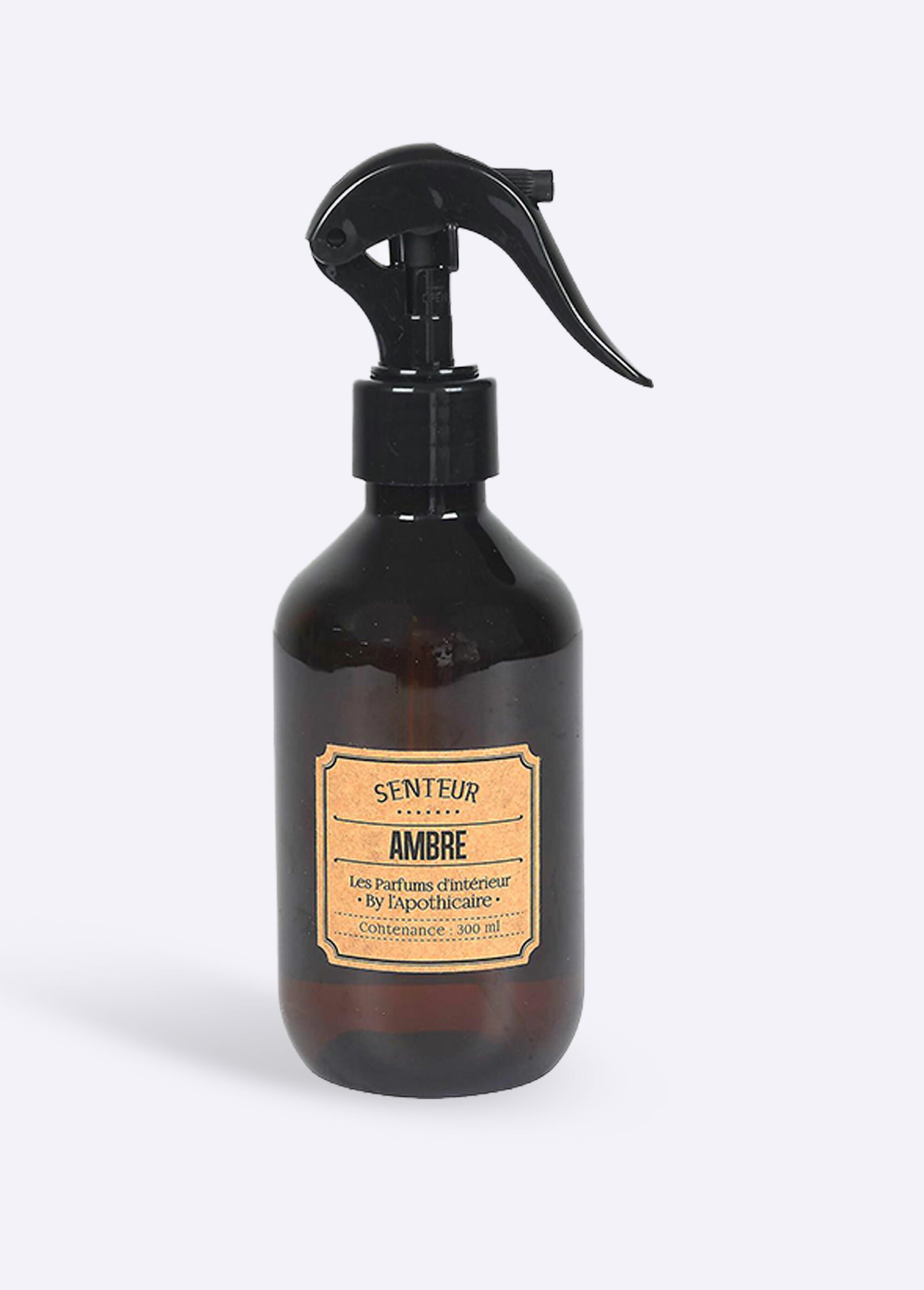 Spray d'intérieur parfumé verre ambré