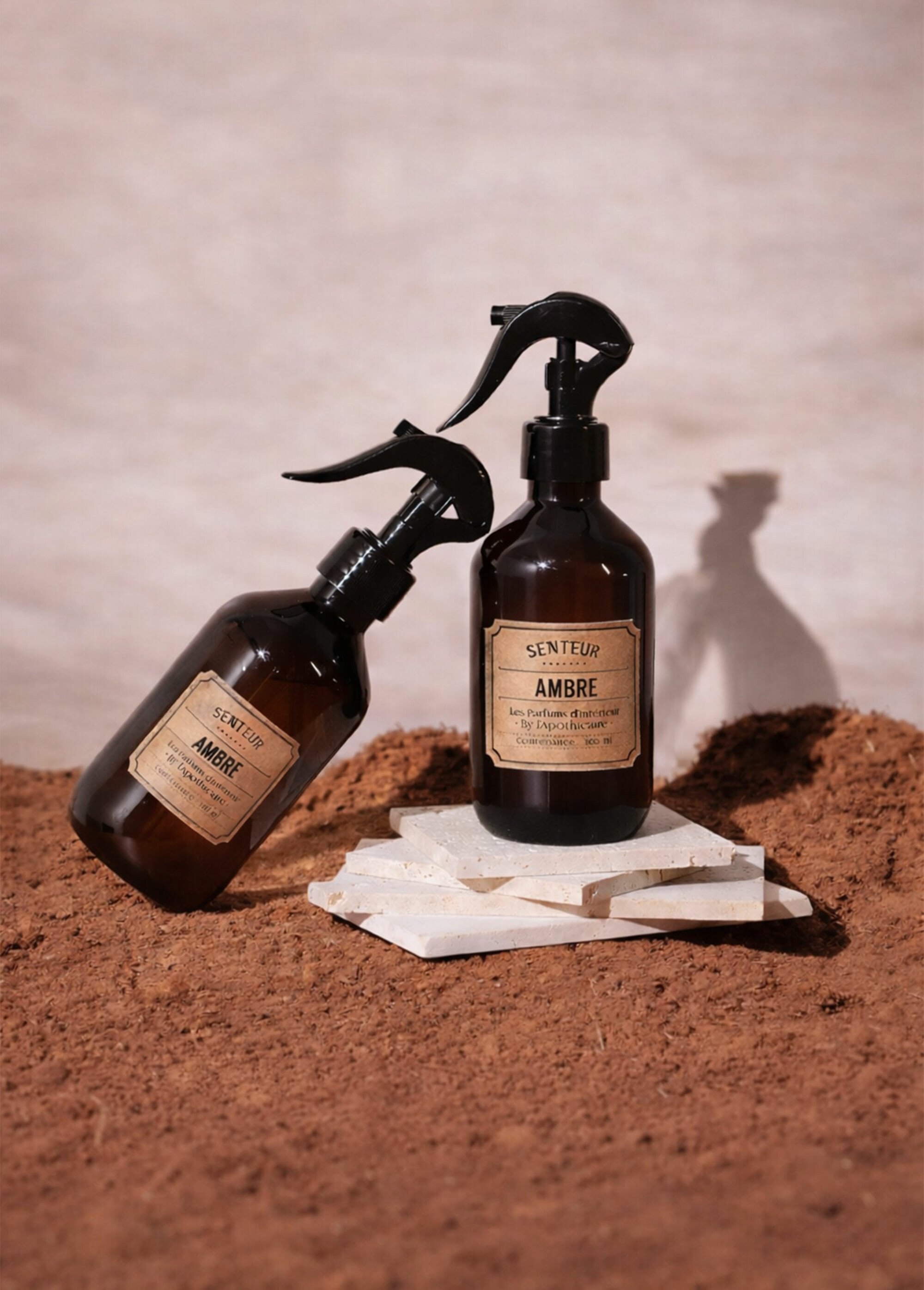 Spray d'intérieur parfumé verre ambré Marron CMP-BO0153 SI1