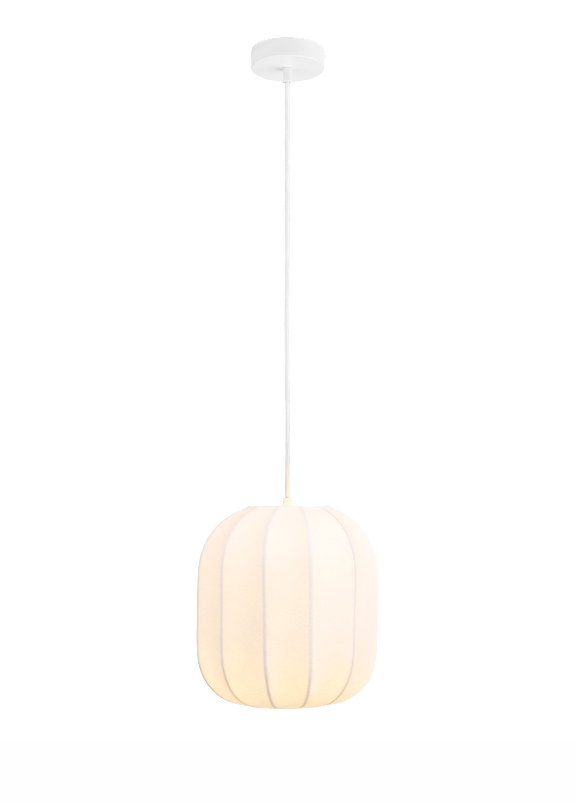 Suspension lumineuse allongée 25cm COVENTRY BLANC HN-6406303 DE1