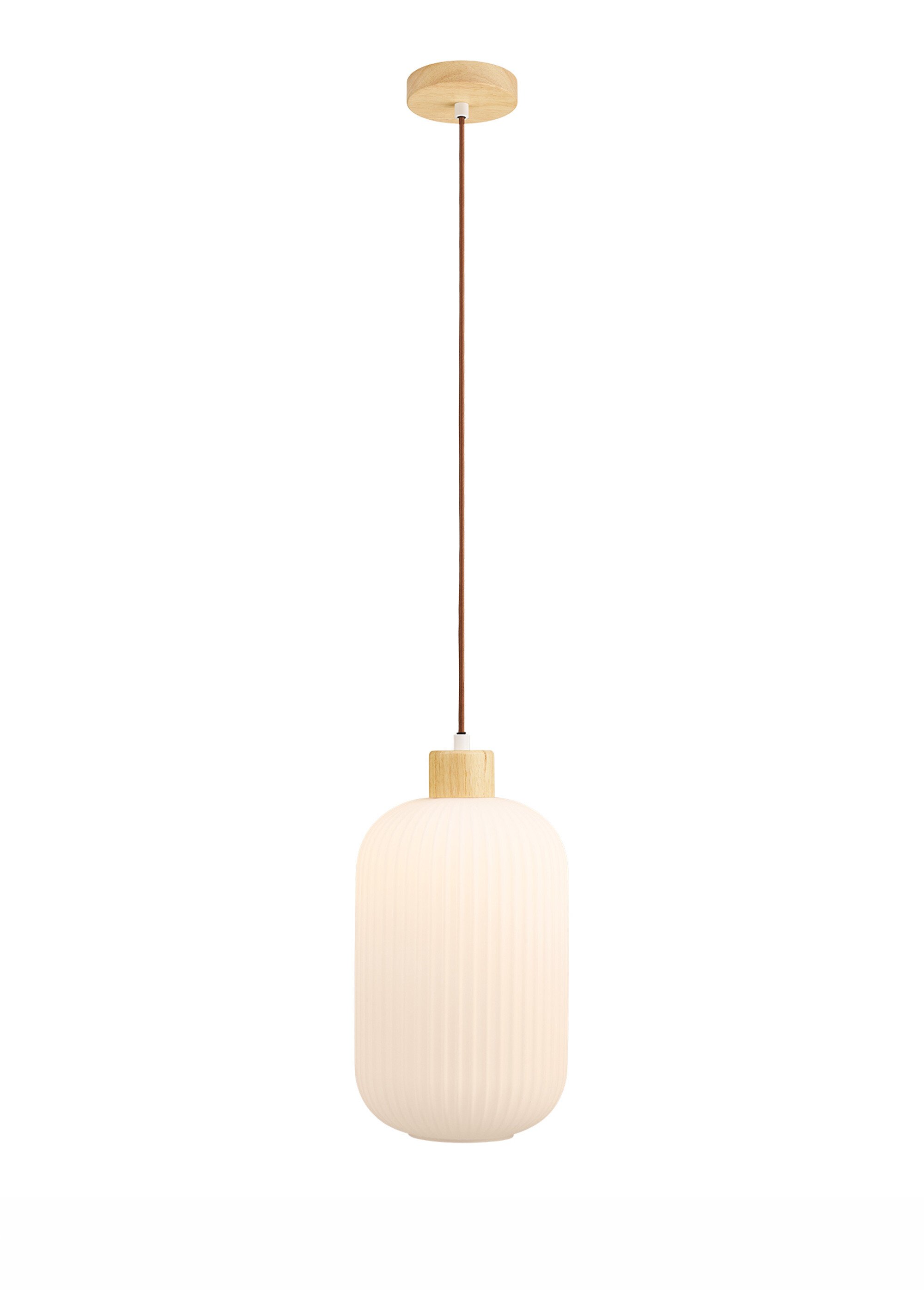 Suspension lumineuse allongée verre ARGALO BLANC HN-6406314 DE1