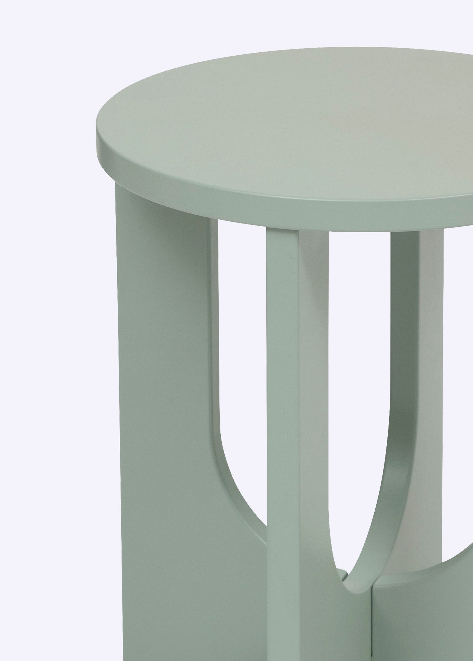 Table d'appoint épurée avec pied évidé VERT JJA-206046B DE1