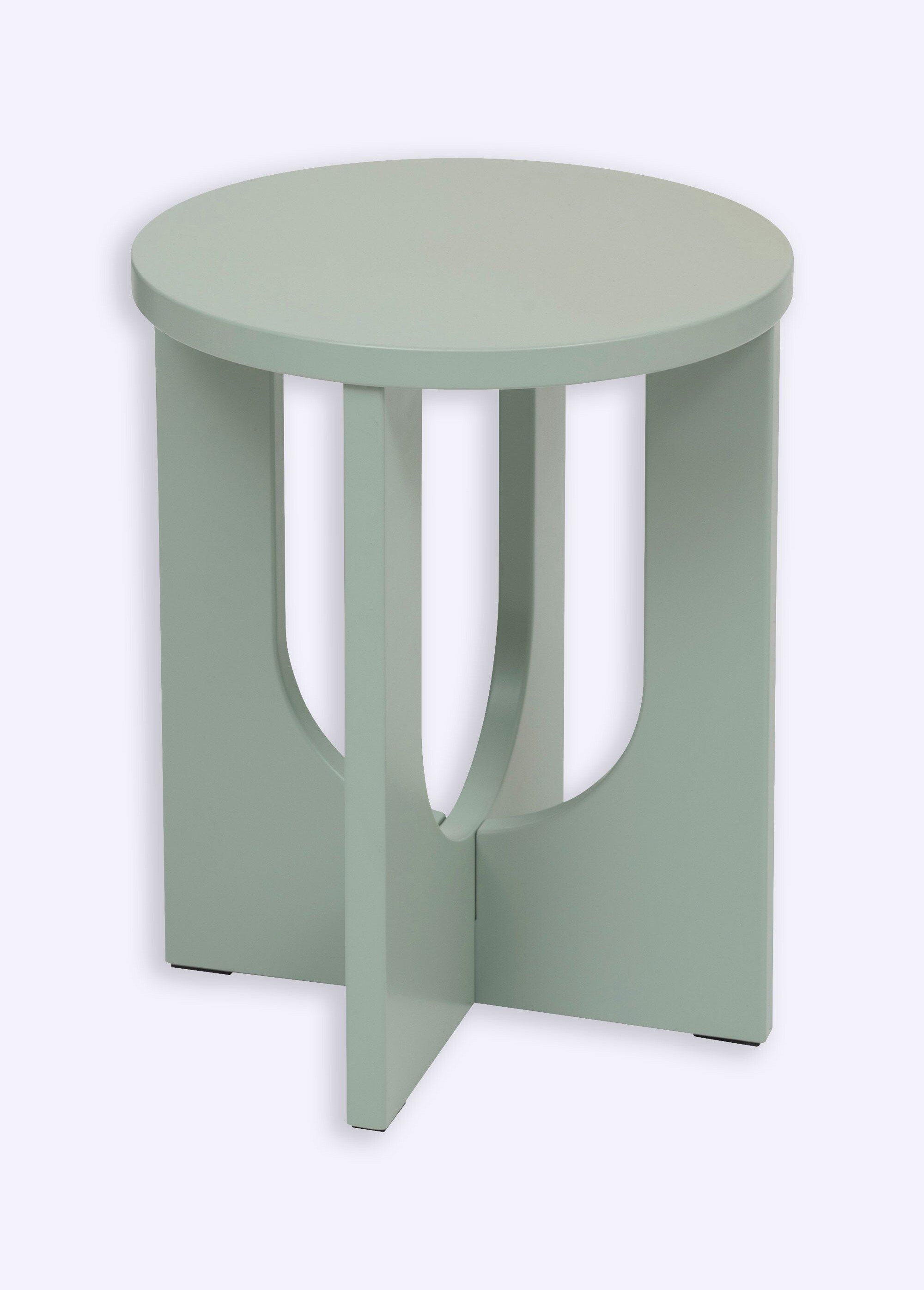 Table d'appoint épurée avec pied évidé VERT JJA-206046B FA1