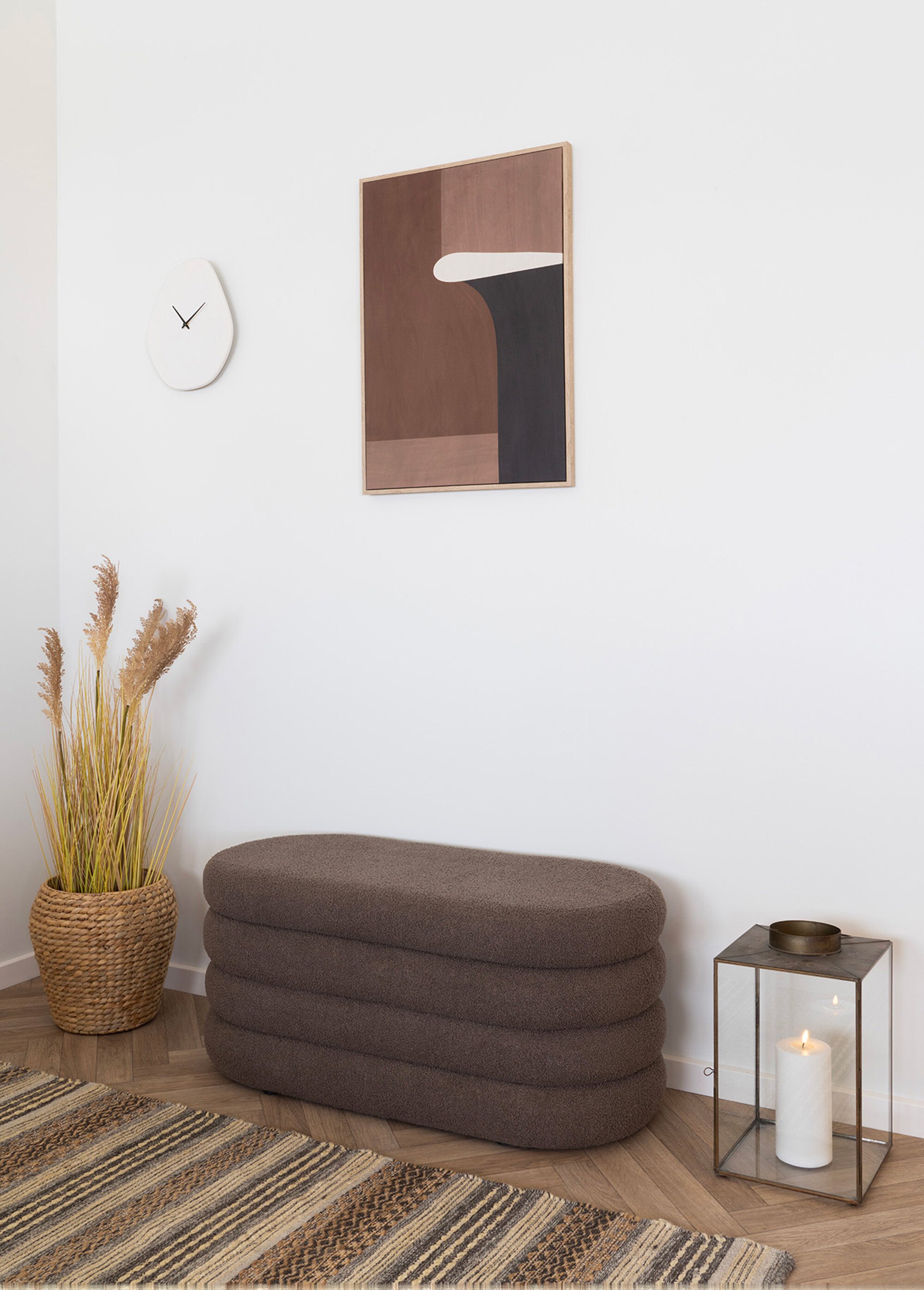 Banc en maille bouclette DARTFORD MARRON HN-1409095 SI1