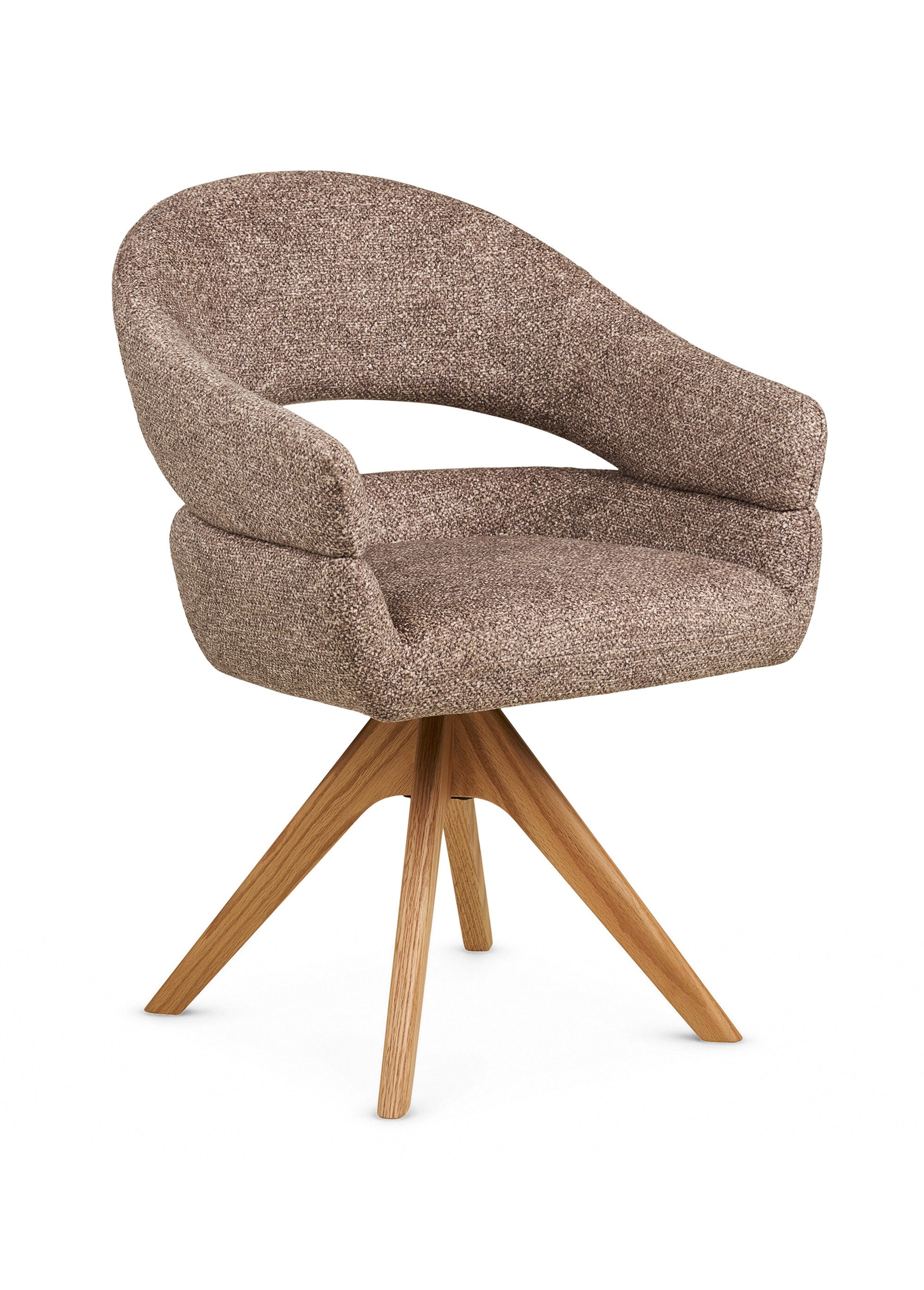 Chaise pivotante en tissu DOVER, 1M