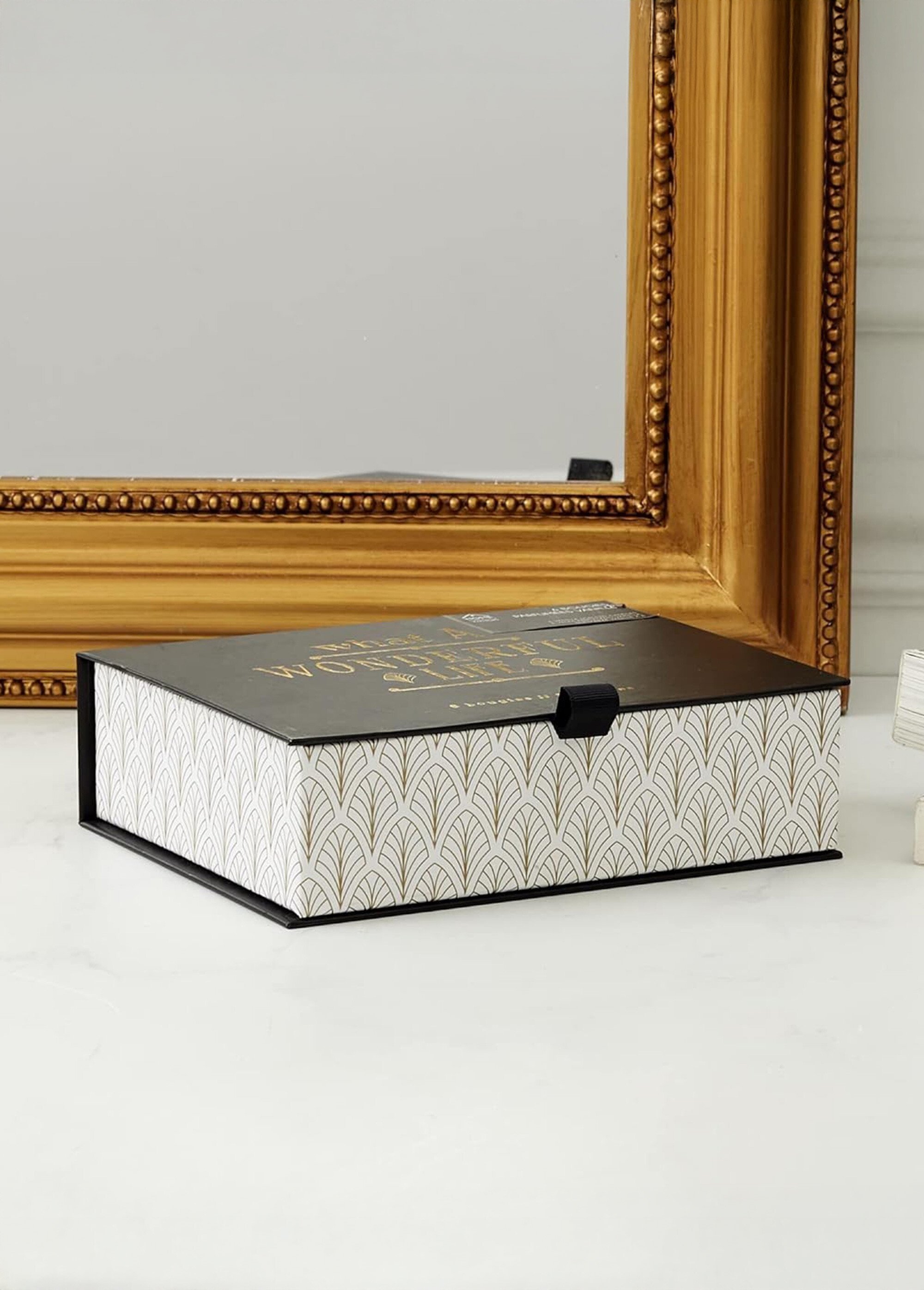 Coffret 6 bougies parfumées thème Art déco Noir CMP-BO5134 SI2