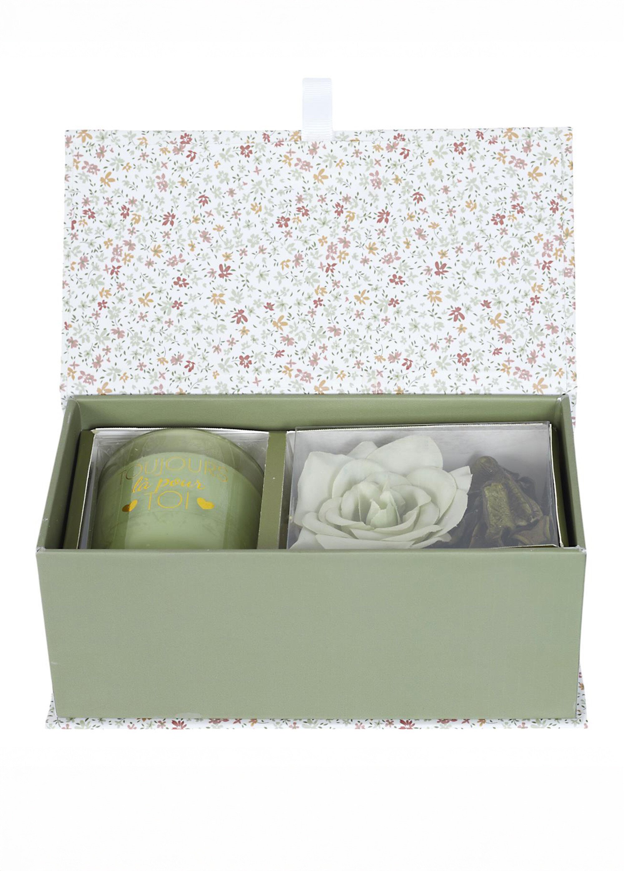 Coffret bougie parfumé + pot pourri