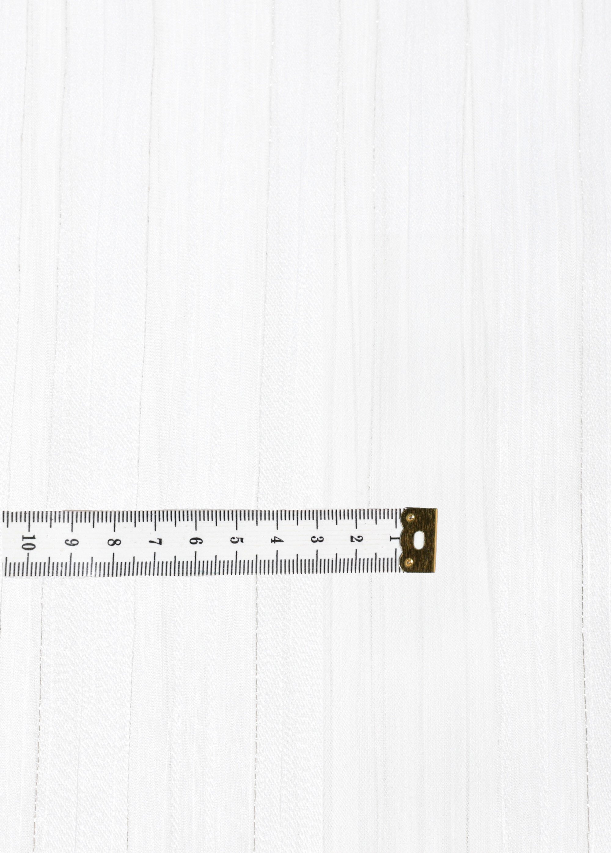 Coupon tissu, voile fil métallisé