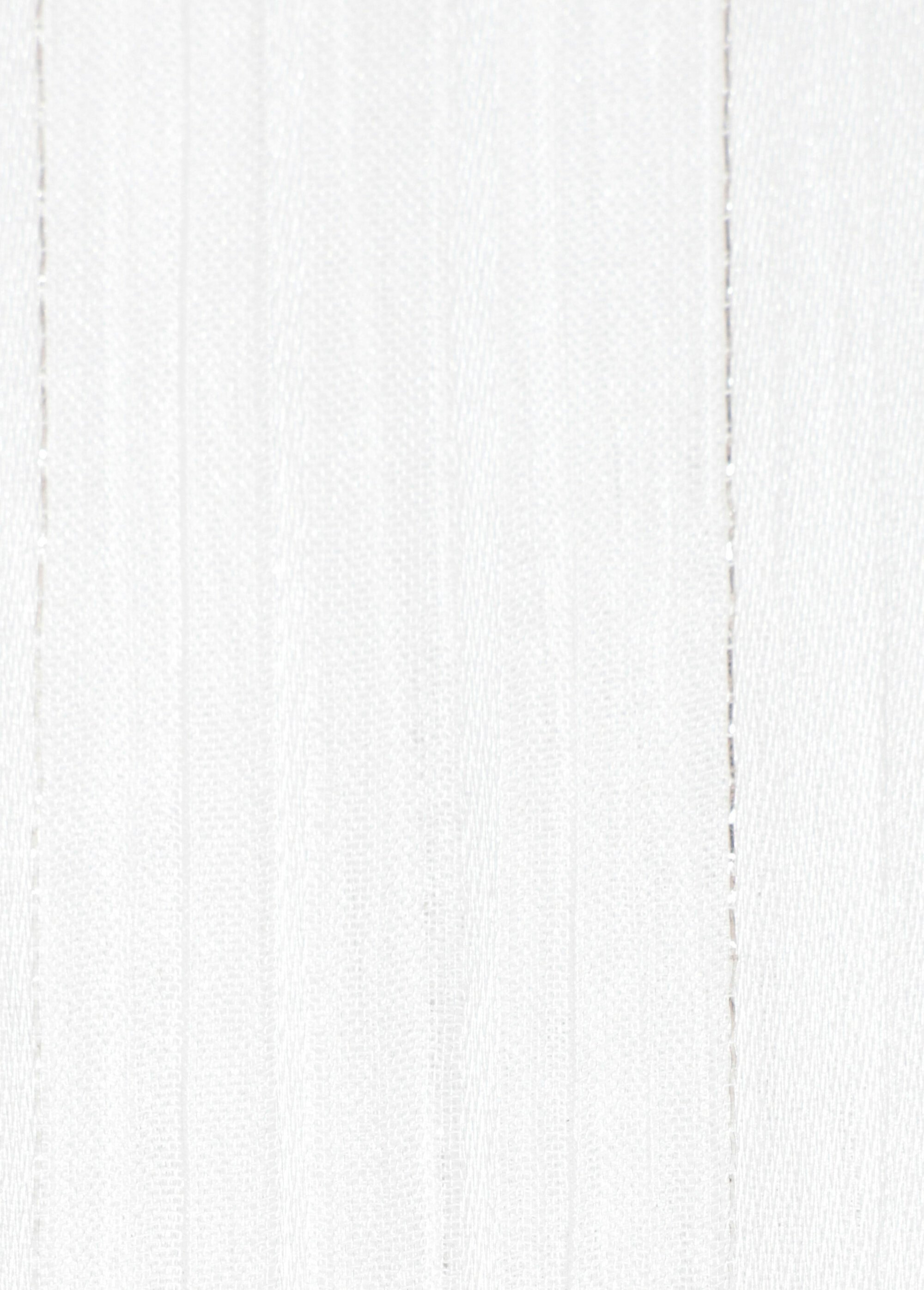 Coupon tissu, voile fil métallisé BLANC COT142551 DE2