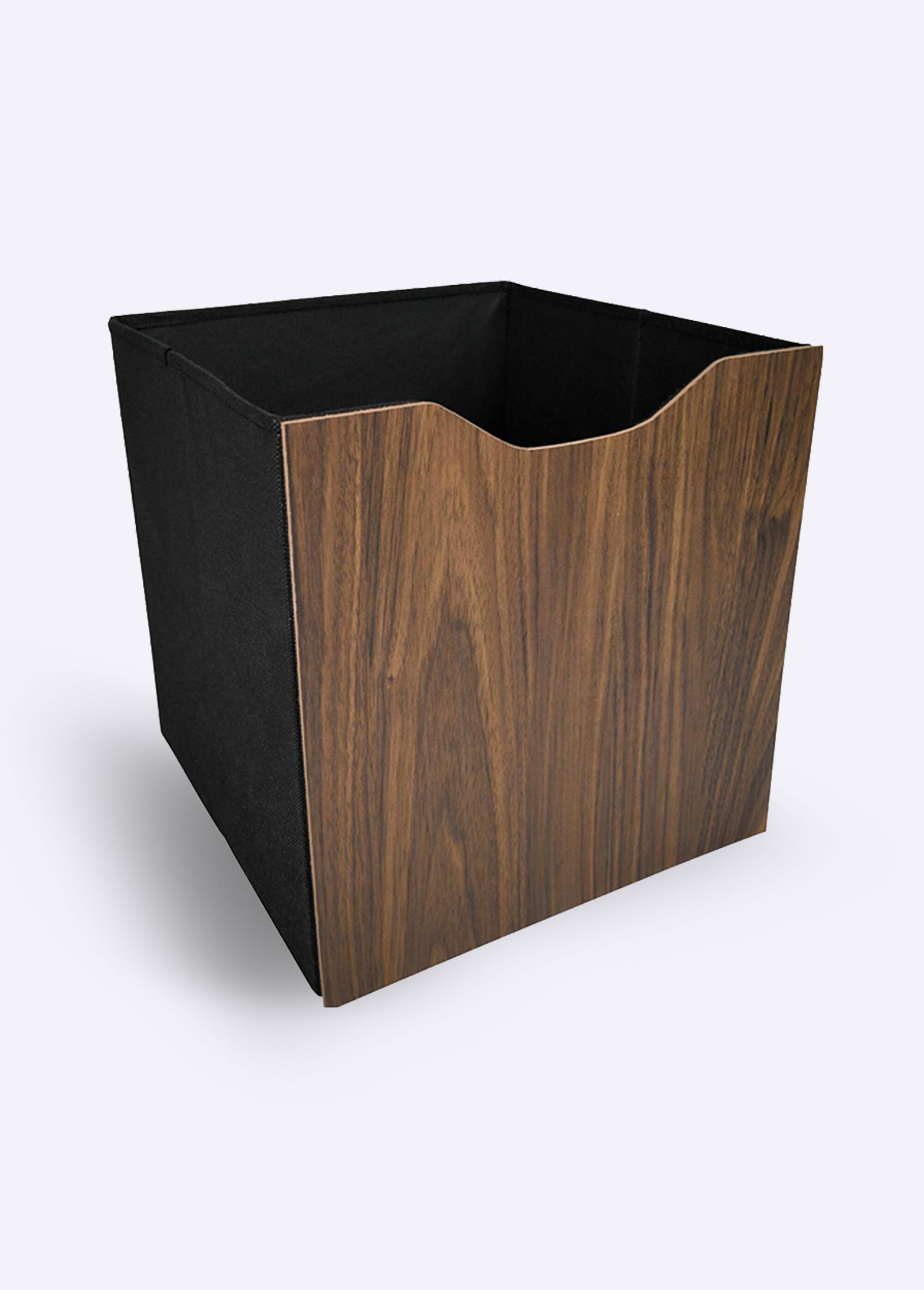 Cube de rangement pliable effet matière Marron CMP-HD7758 FA1