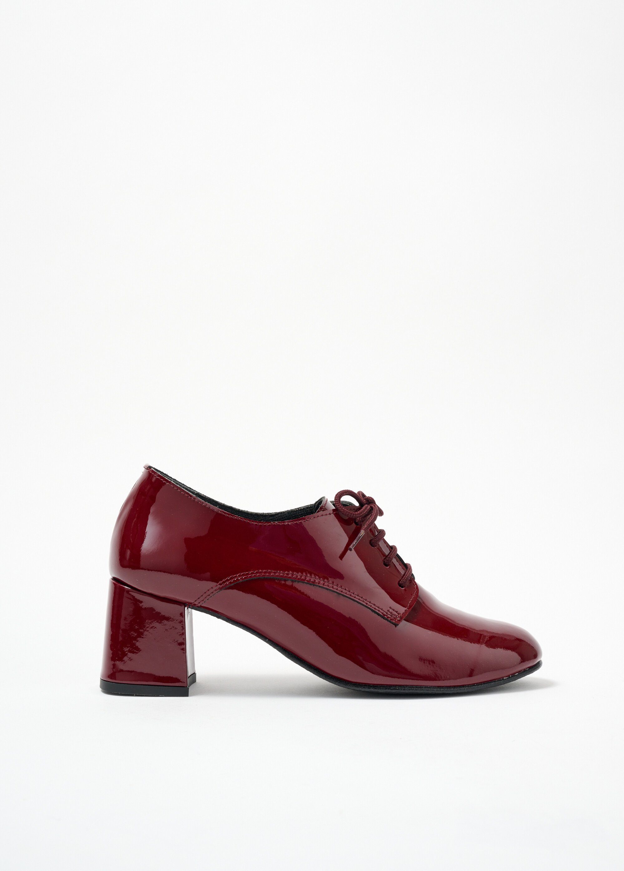 Derbies vernies bordeaux sales