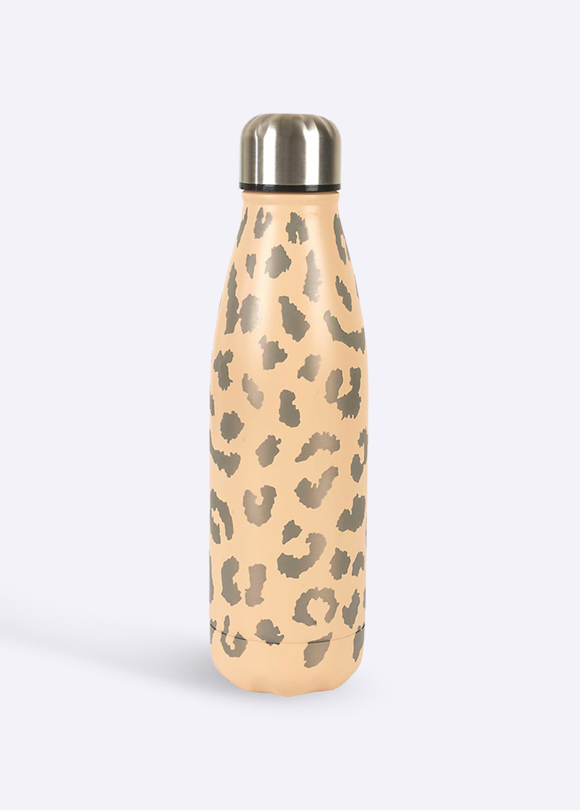 Gourde isotherme inox décor léopard Beige CMP-KA0811 FA1