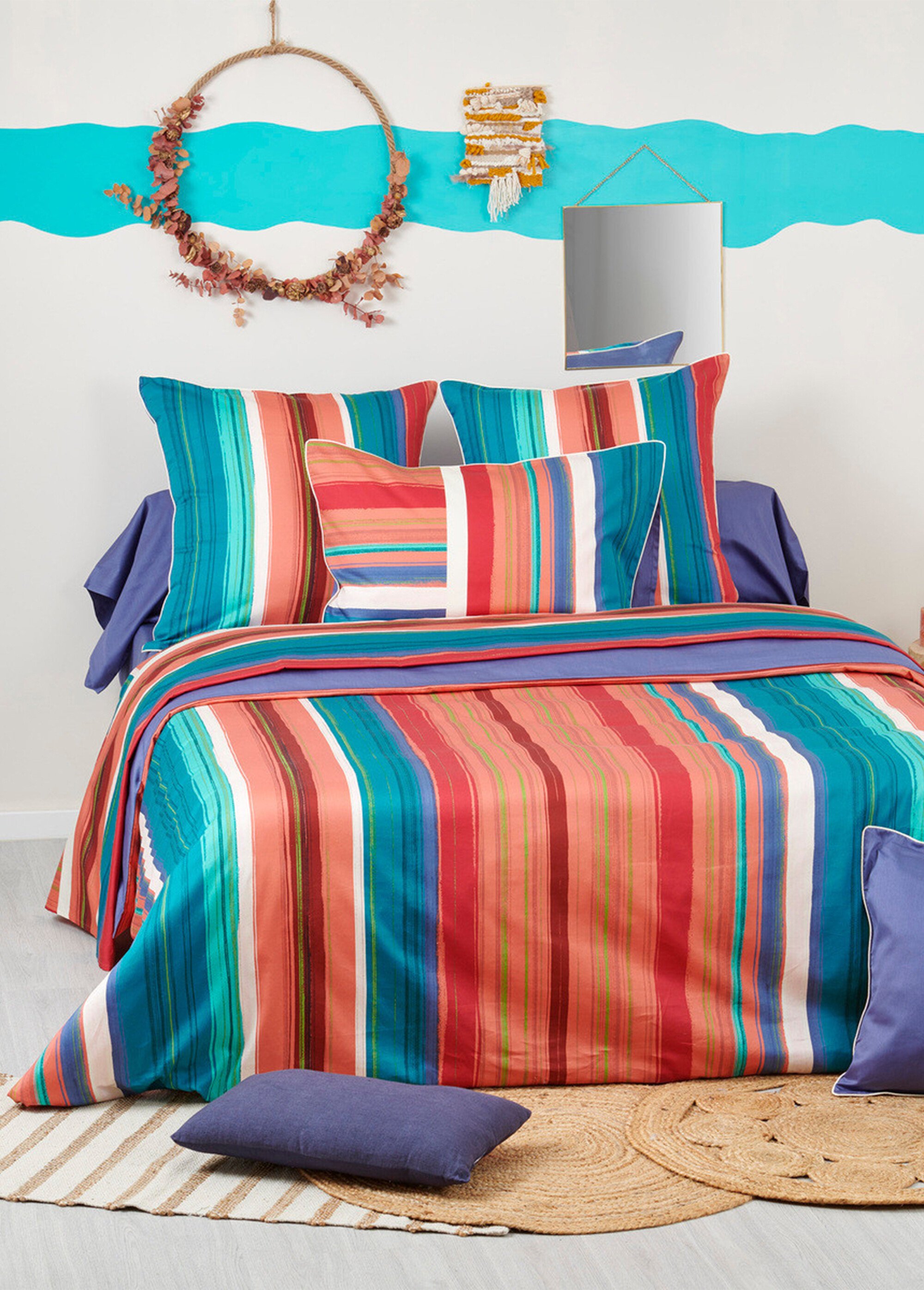 Housse de couette satin de coton MIKA