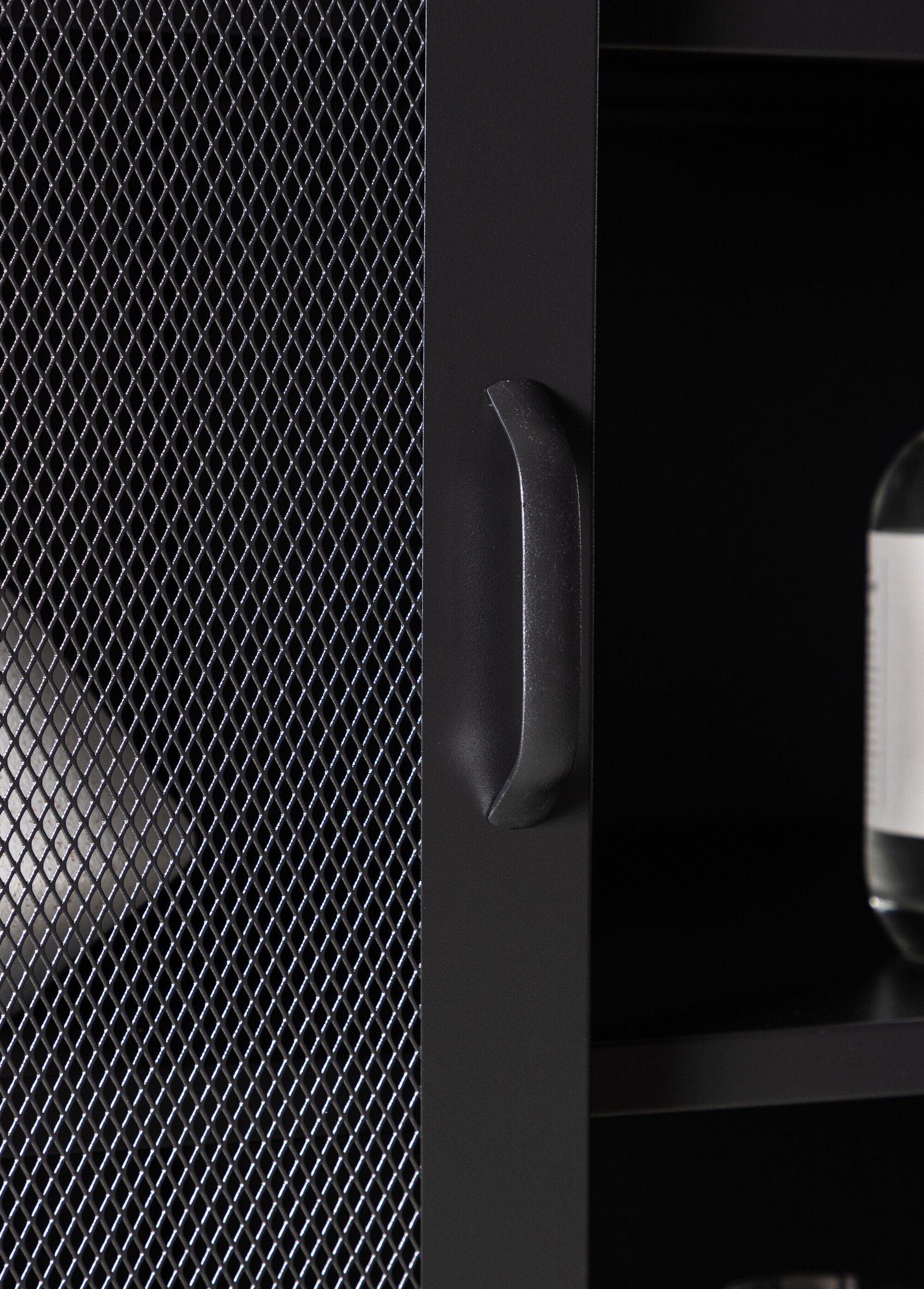 Meuble bas à portes grillagées, foncé NOIR VEN-15360-208 DE3