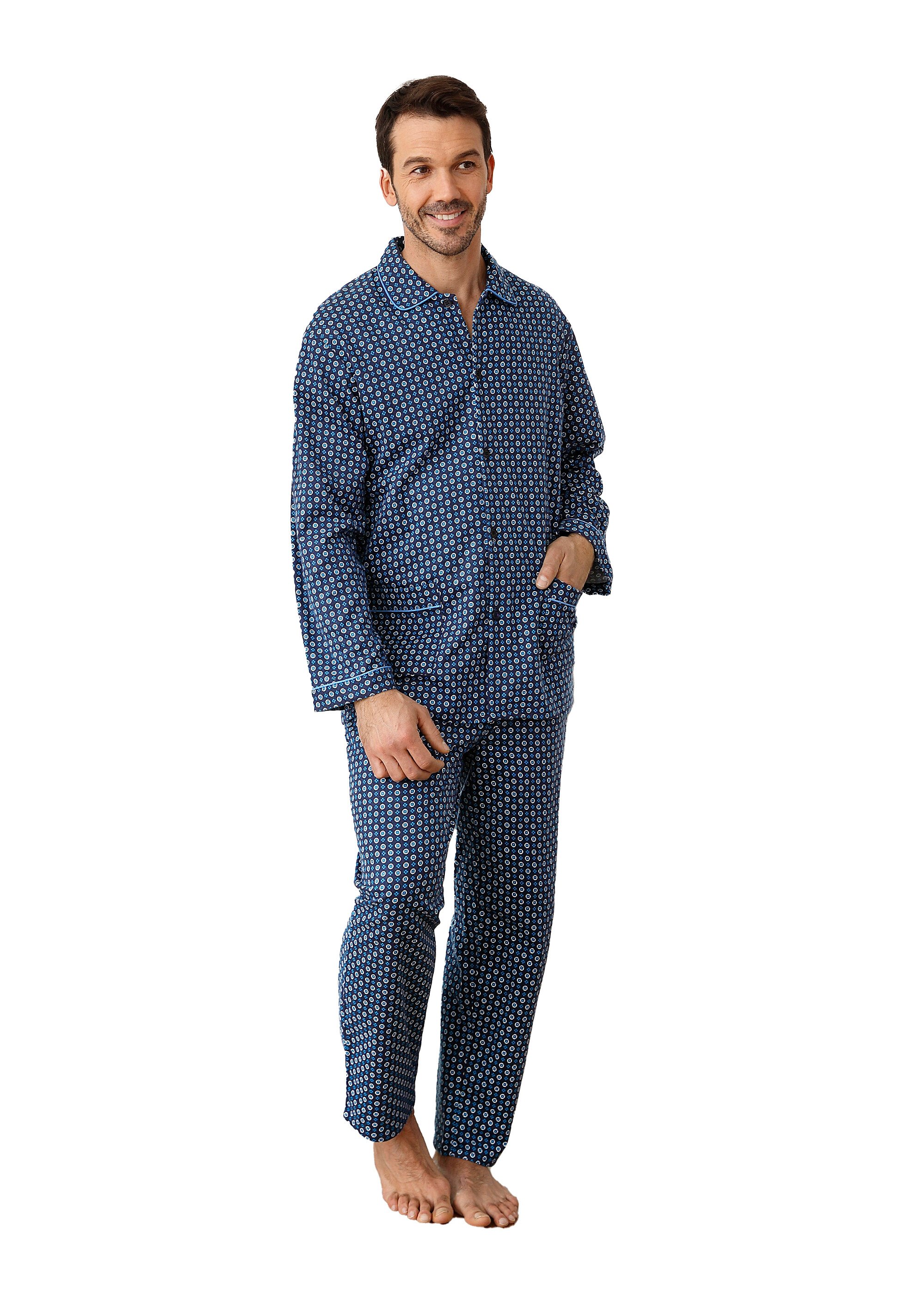 Pyjama imprimé manches longues