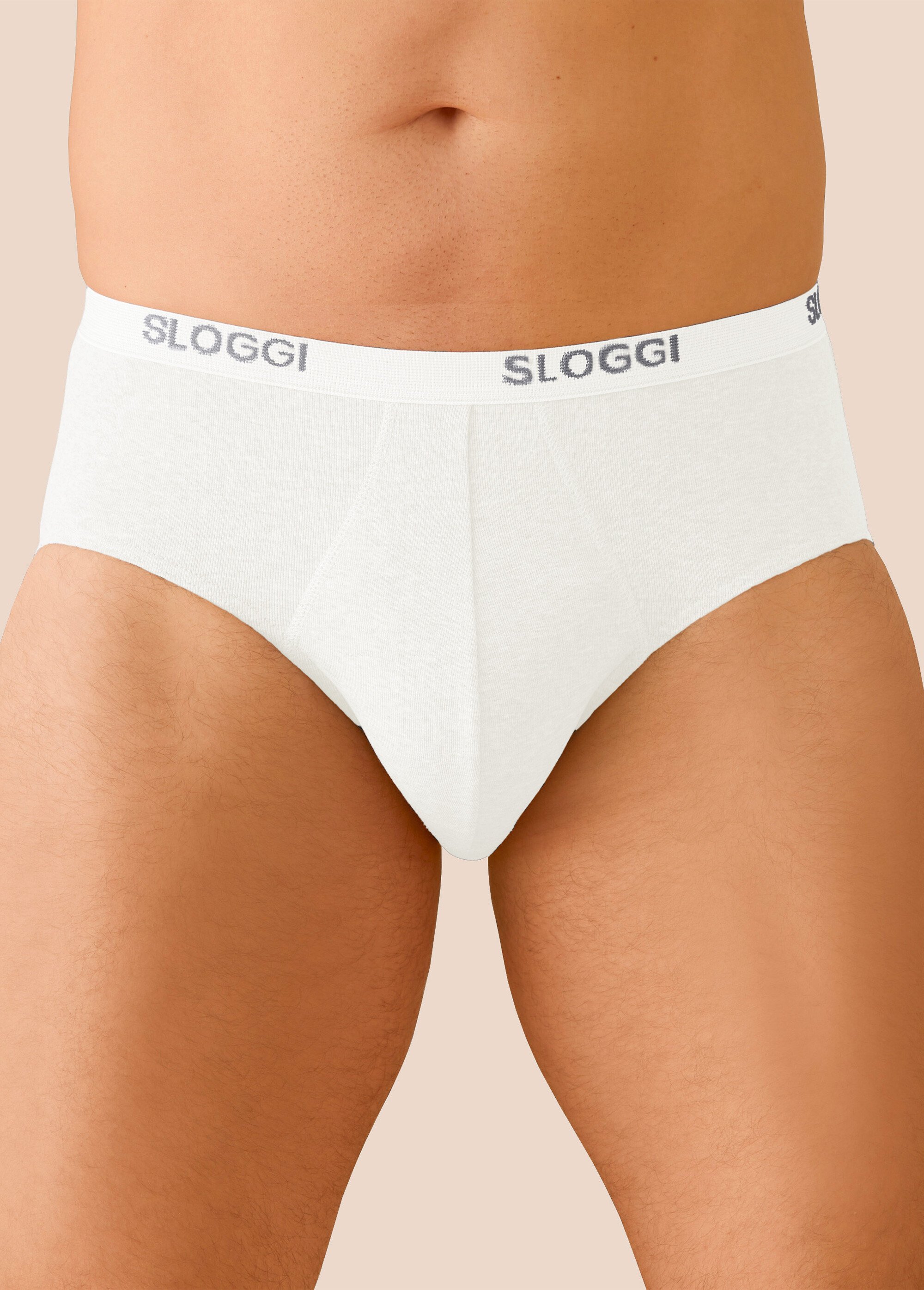 Slip midi fermé homme Homme Blanc ISAR-3 FA1