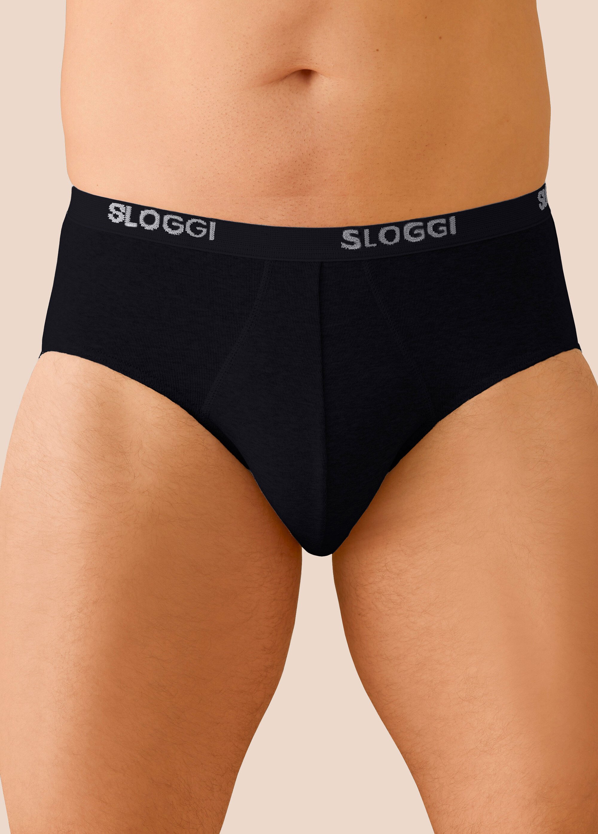 Slip midi fermé homme Homme Noir ISAR-3 FA1