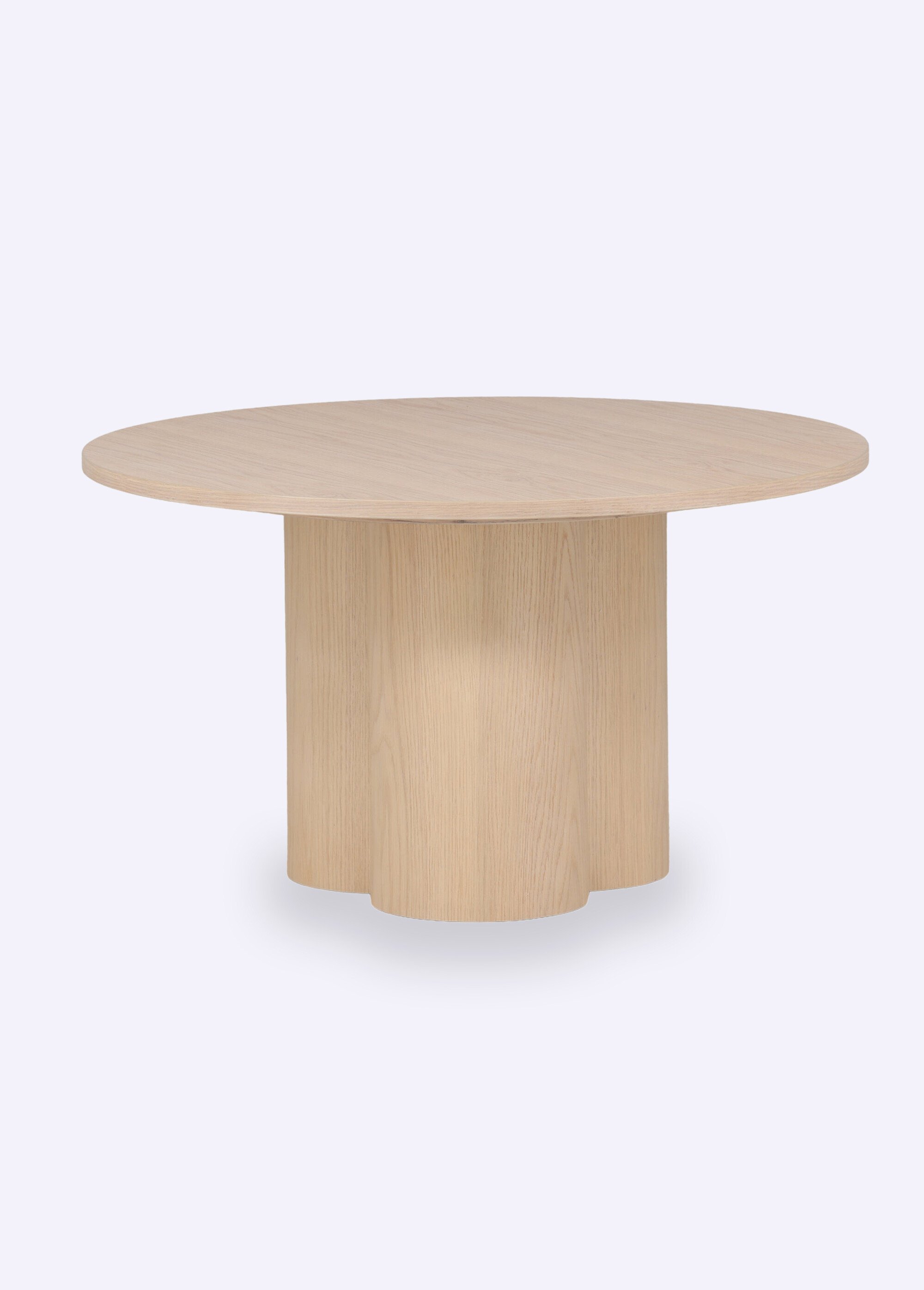 Table basse bois clair, pied fantaisie BLANCHI VEN-15009-101 FA1