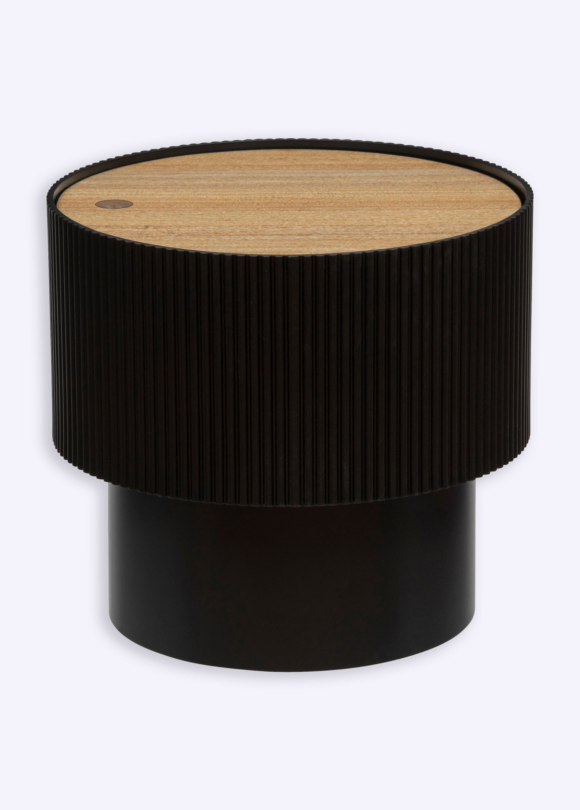 Table d'appoint avec rangement caché NOIR JJA-197740D FA1