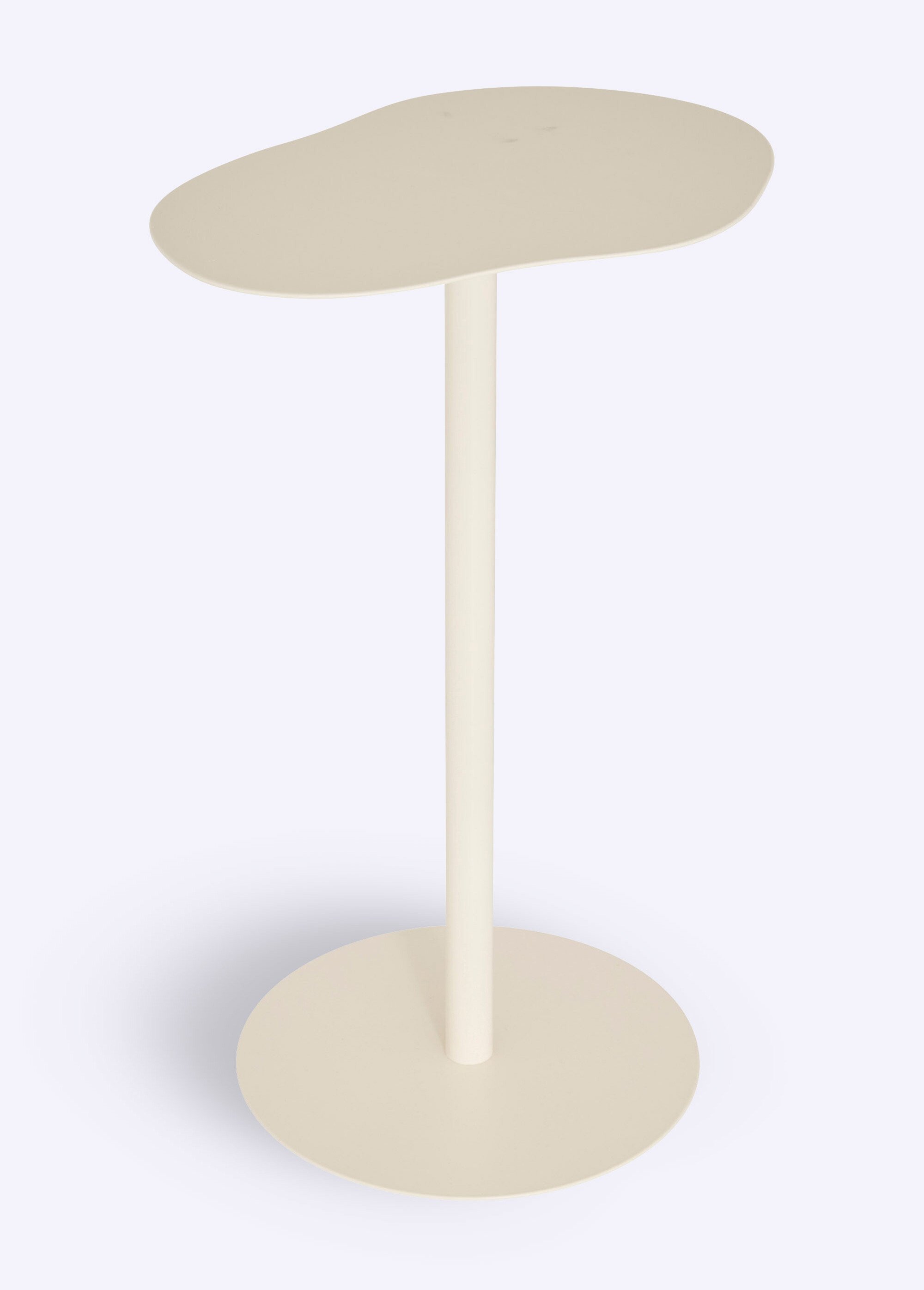 Table d'appoint métal, forme organique BEIGE JJA-213076C FA1