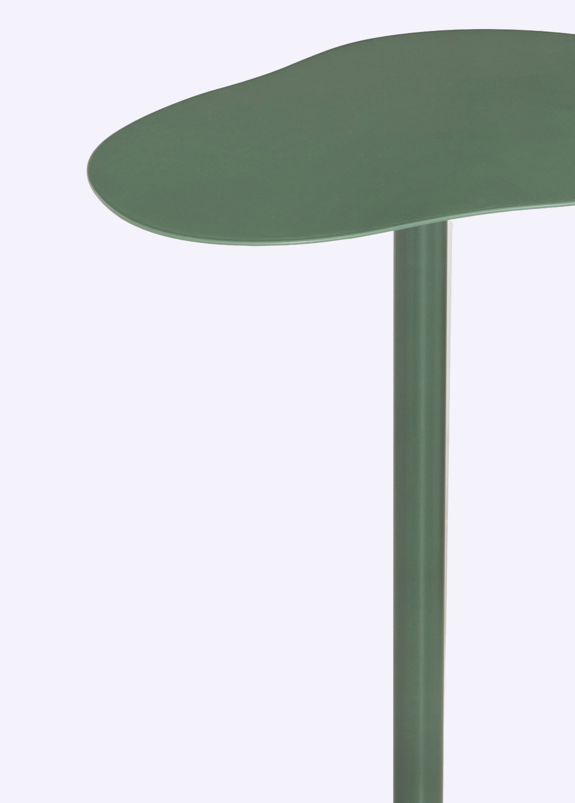 Table d'appoint métal, forme organique VERT JJA-213076C DE1