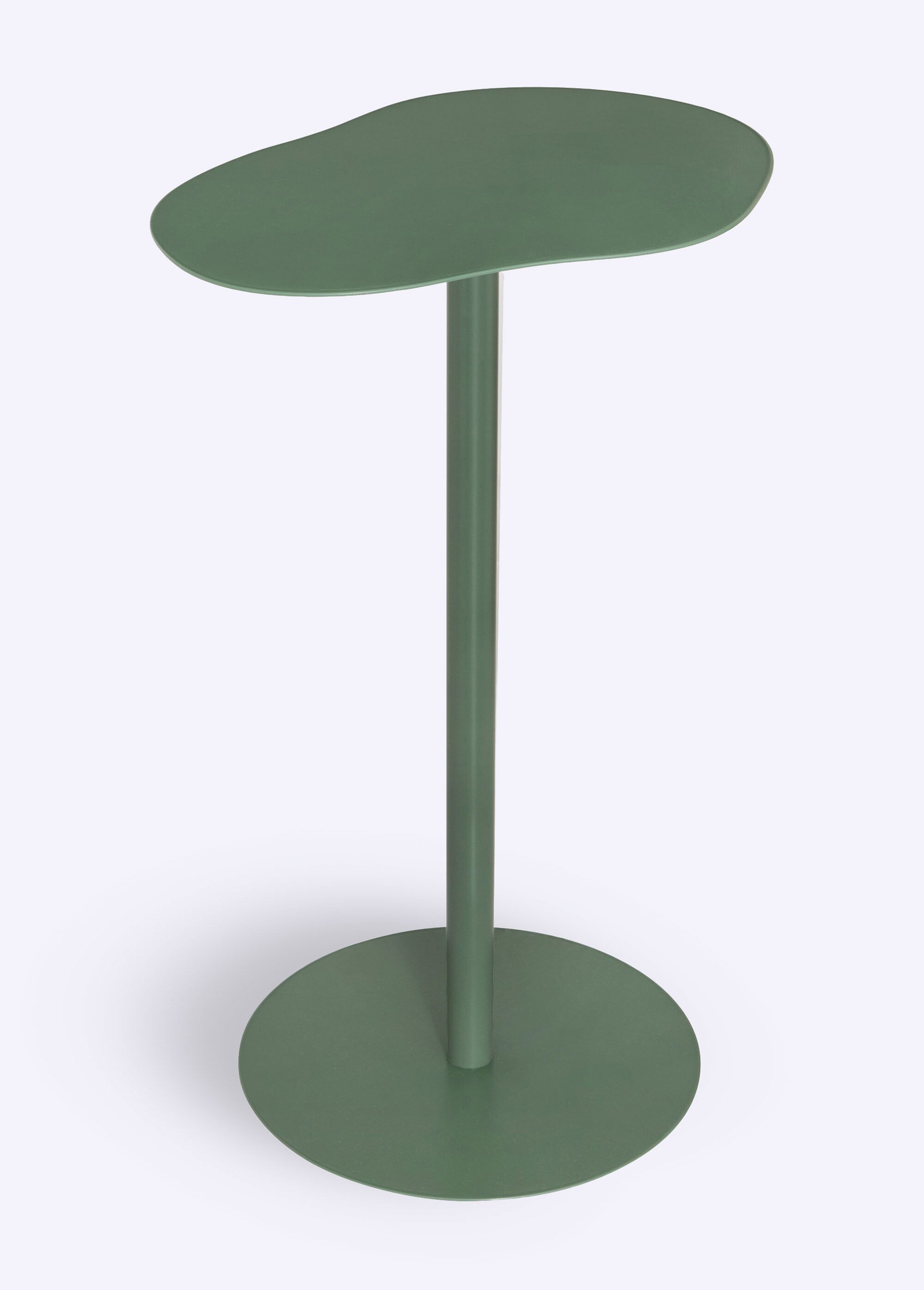 Table d'appoint métal, forme organique VERT JJA-213076C FA1