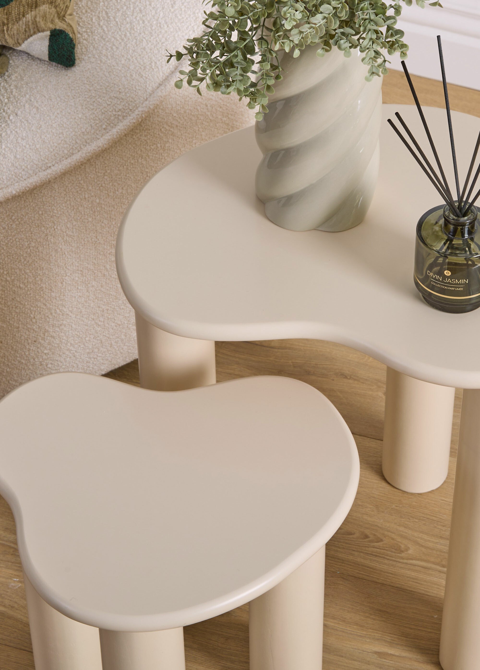 Tables gigognes de formes organiques BEIGE JJA-206090 SI1