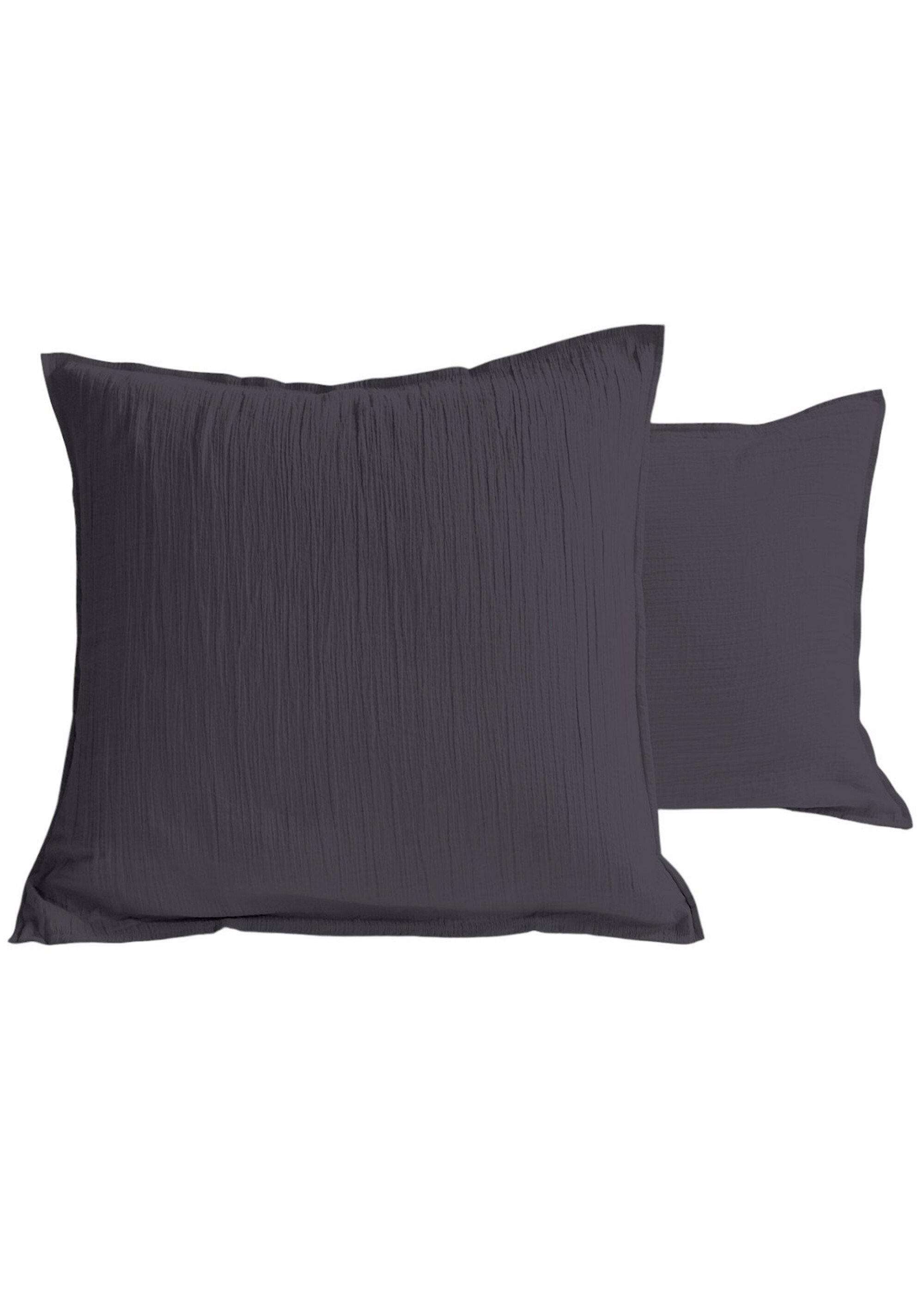 Taie gaze de coton uni GAZE Gris GAZE-COT-TAIE DE4