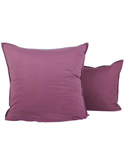 Taie gaze de coton uni GAZE Rose GAZE-COT-TAIE DE4