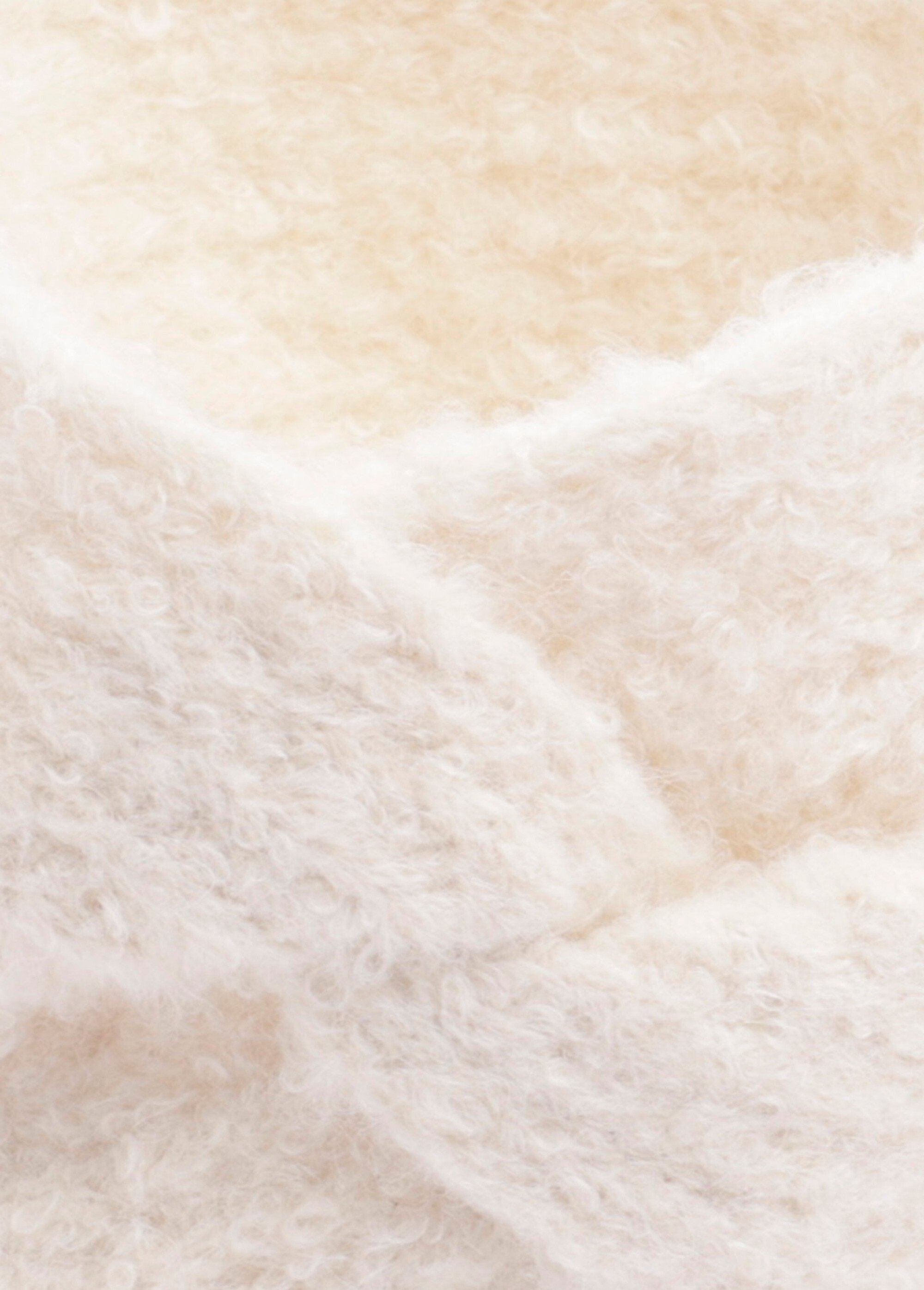 Bandeau chaud en maille mousseuse