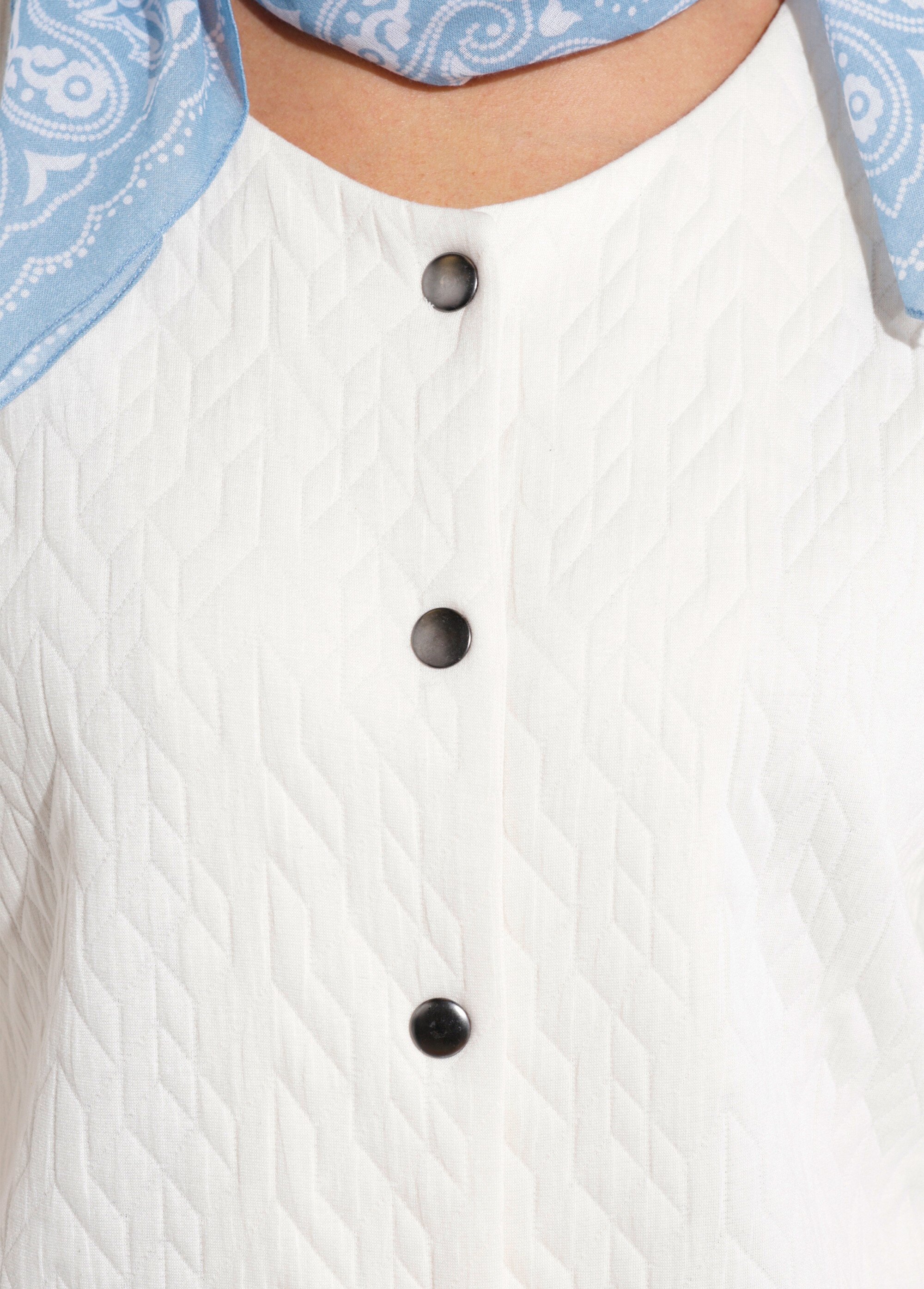 Blouson pressionné effet matelassé Femme Beige TAIGA DE1