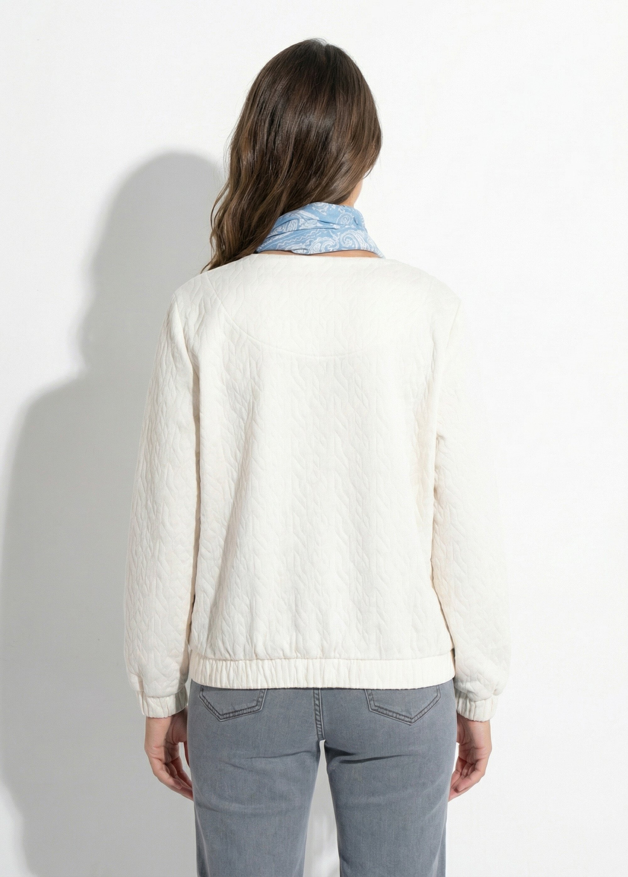 Blouson pressionné effet matelassé Femme Beige TAIGA DO1