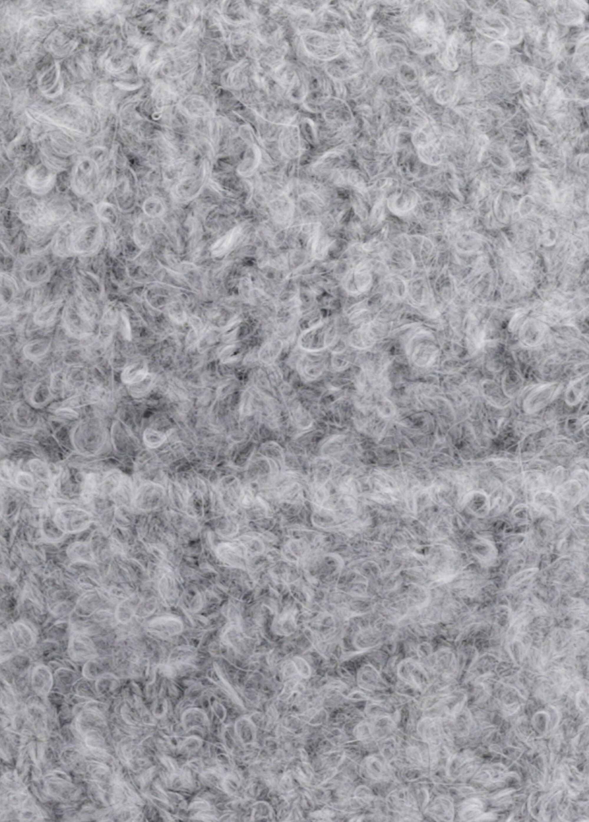 Bonnet cotelé en maille mousseuse Femme Gris NES180LSHW2513 DE1