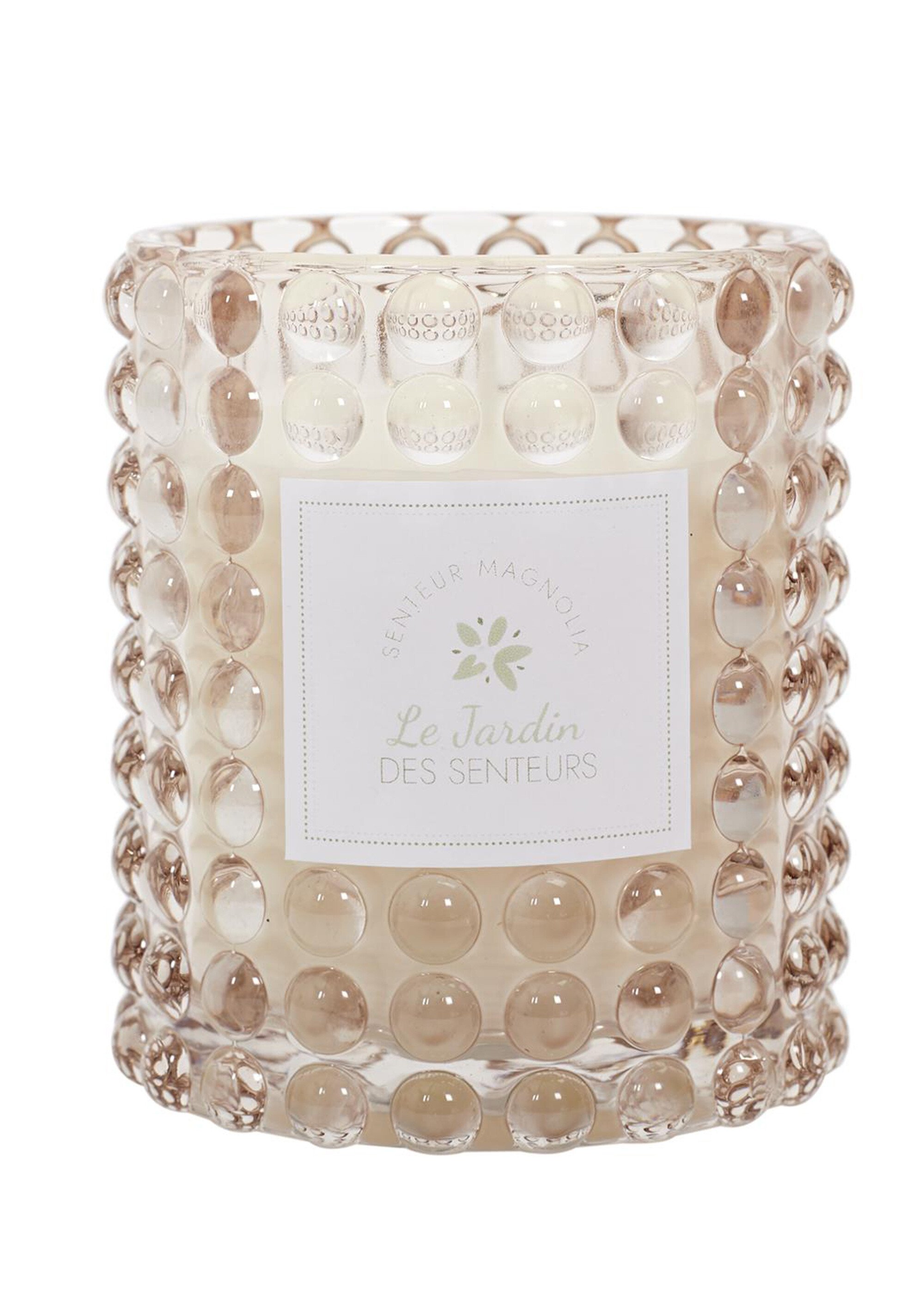 Coffret 2 bougies parfumées thème Jardin MAGNOLIA CMP-BO8116 DE1