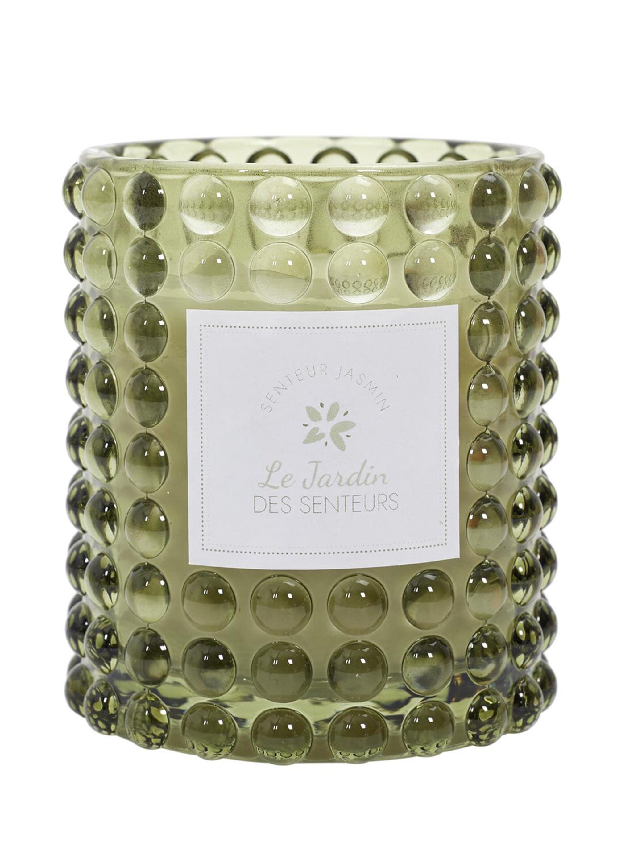 Coffret 2 bougies parfumées thème Jardin JASMIN CMP-BO8116 DE1