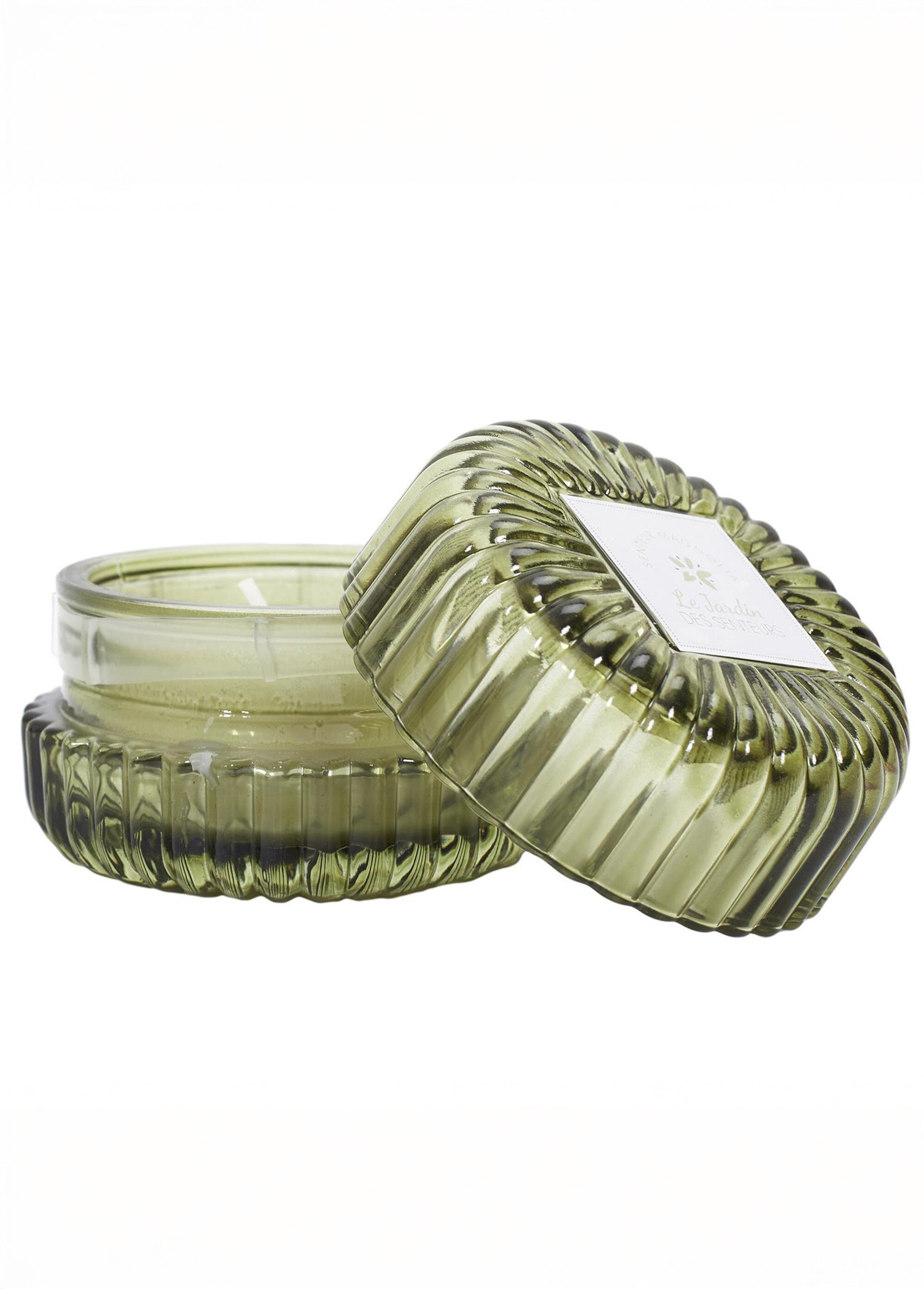 Coffret 2 bougies parfumées thème Jardin JASMIN CMP-BO8116 DE2