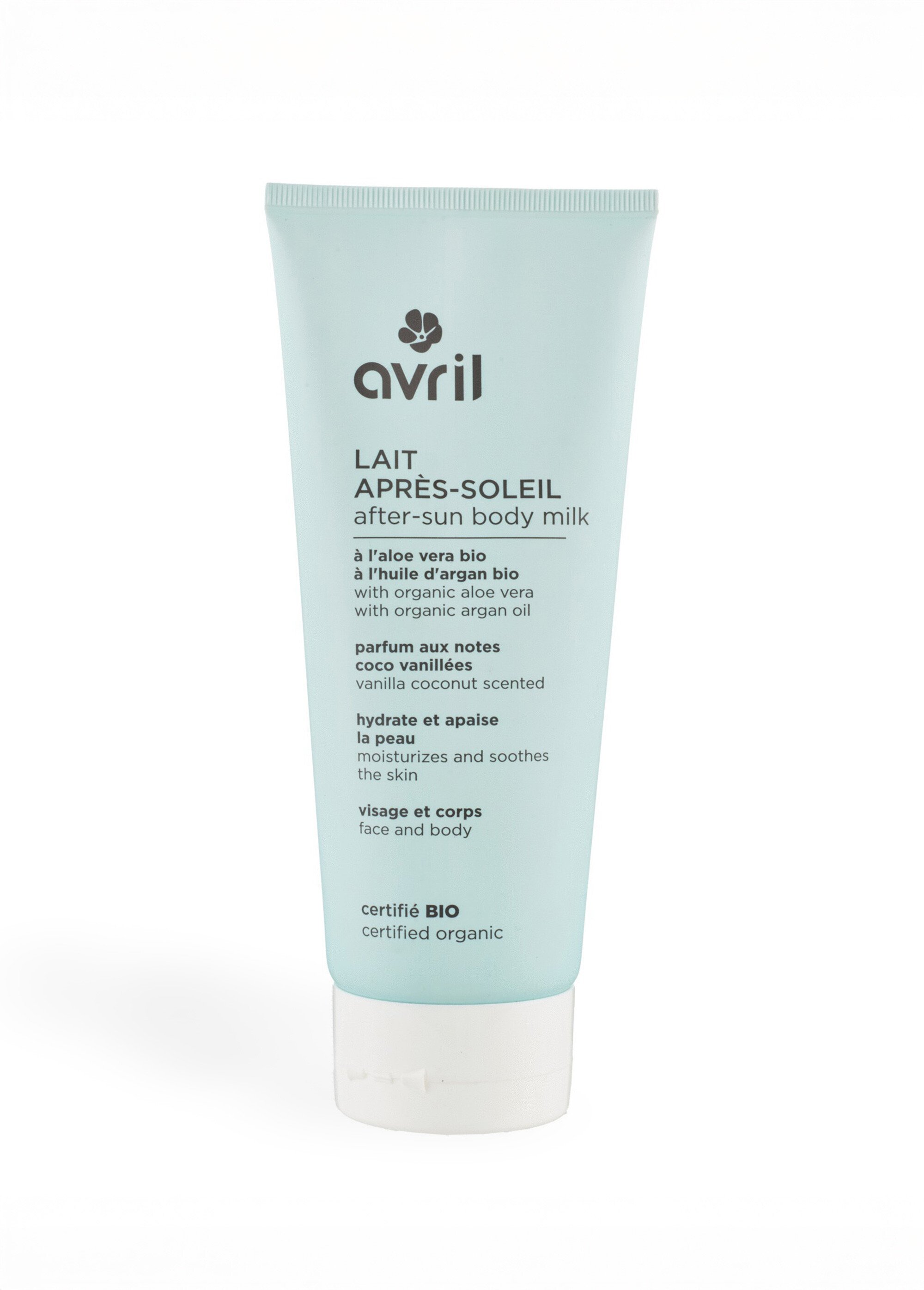 Lait après-soleil BIO à l'aloe vera Bleu AV-LAITSOL FA1