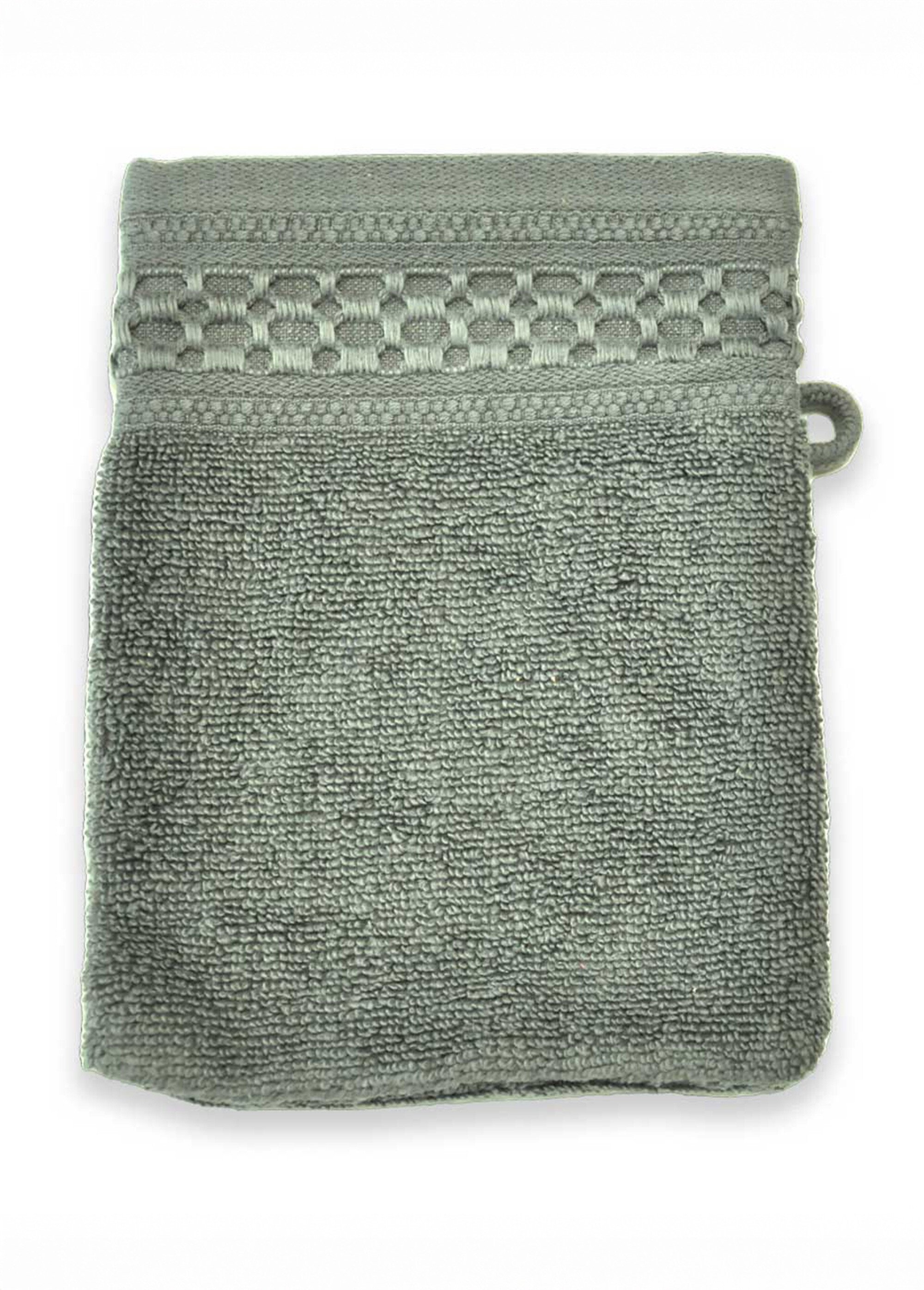 Ligne de linge de bain pur coton épais OLIVE RIGOLETO DE2