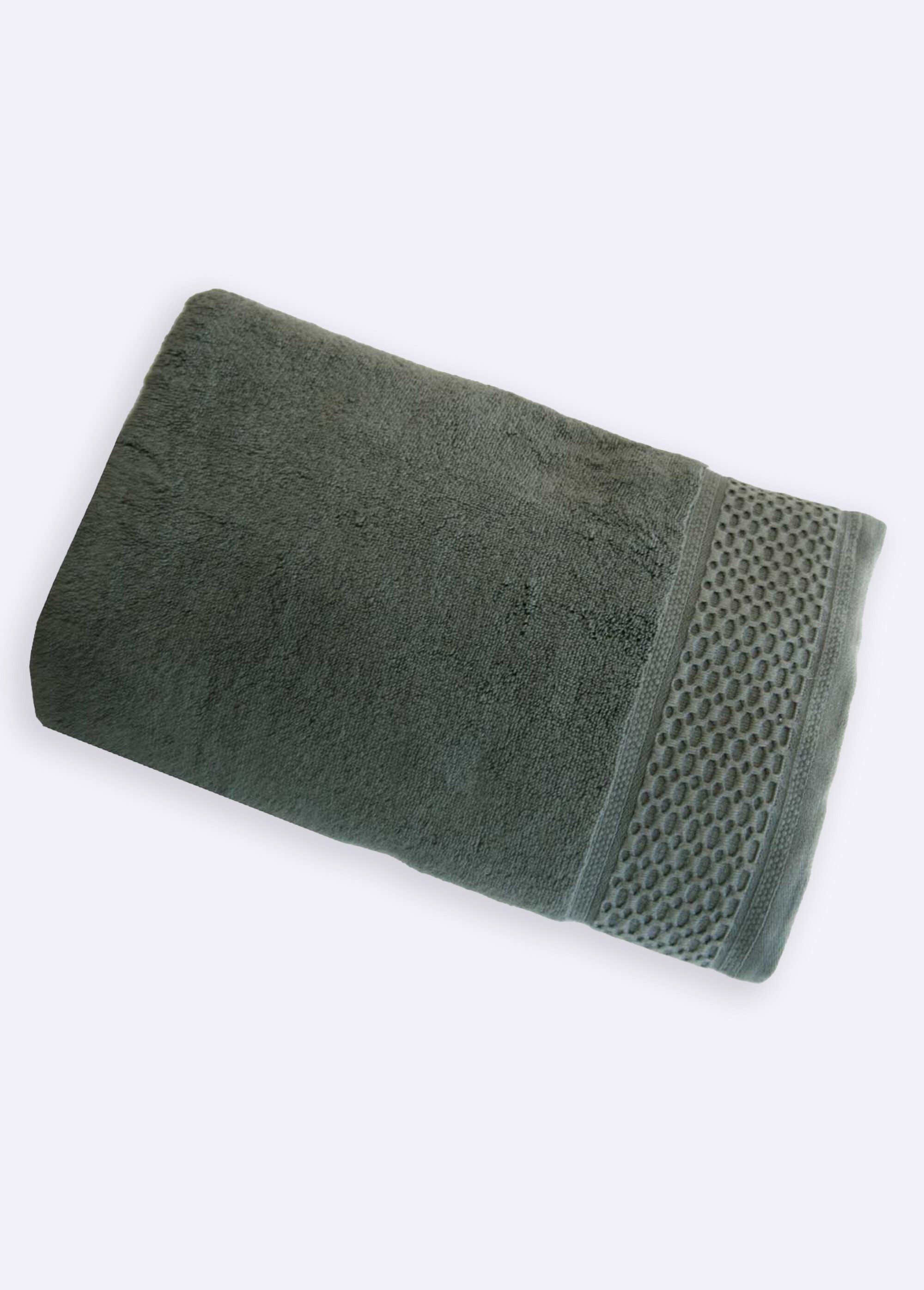 Ligne de linge de bain pur coton épais OLIVE RIGOLETO FA1